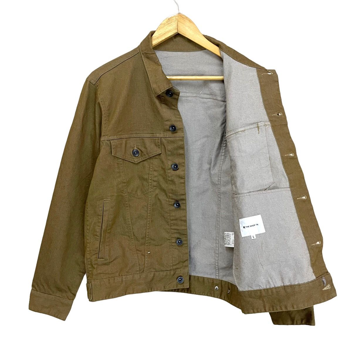 Beauty Beast × Hysteric Glamour × Japanese Brand 💥 Takeo Kikuchi Men Japan Trucker Button Jacket Size US M / EU 48-50 / 2 - 4 Thumbnail