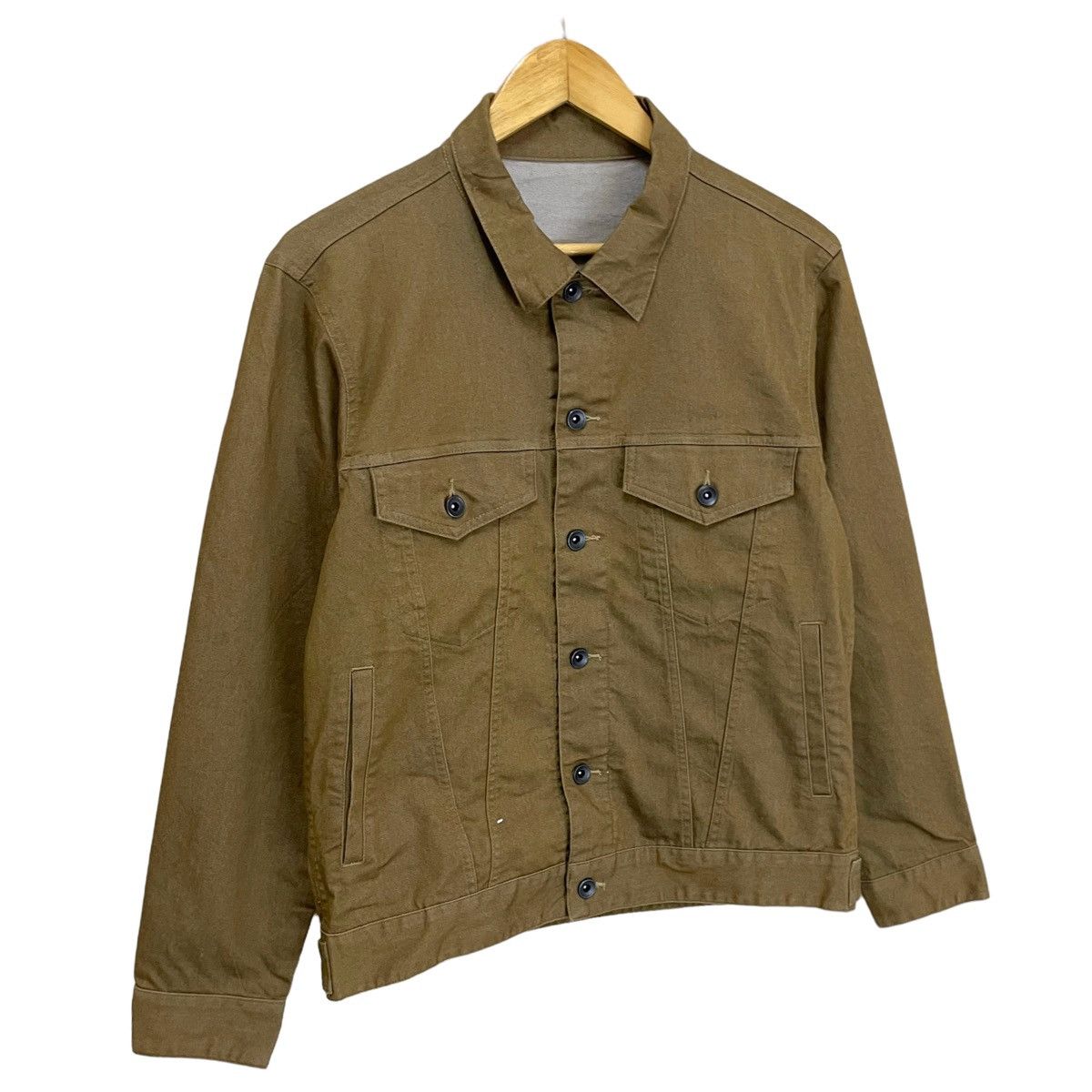 Beauty Beast × Hysteric Glamour × Japanese Brand 💥 Takeo Kikuchi Men Japan Trucker Button Jacket Size US M / EU 48-50 / 2 - 2 Thumbnail