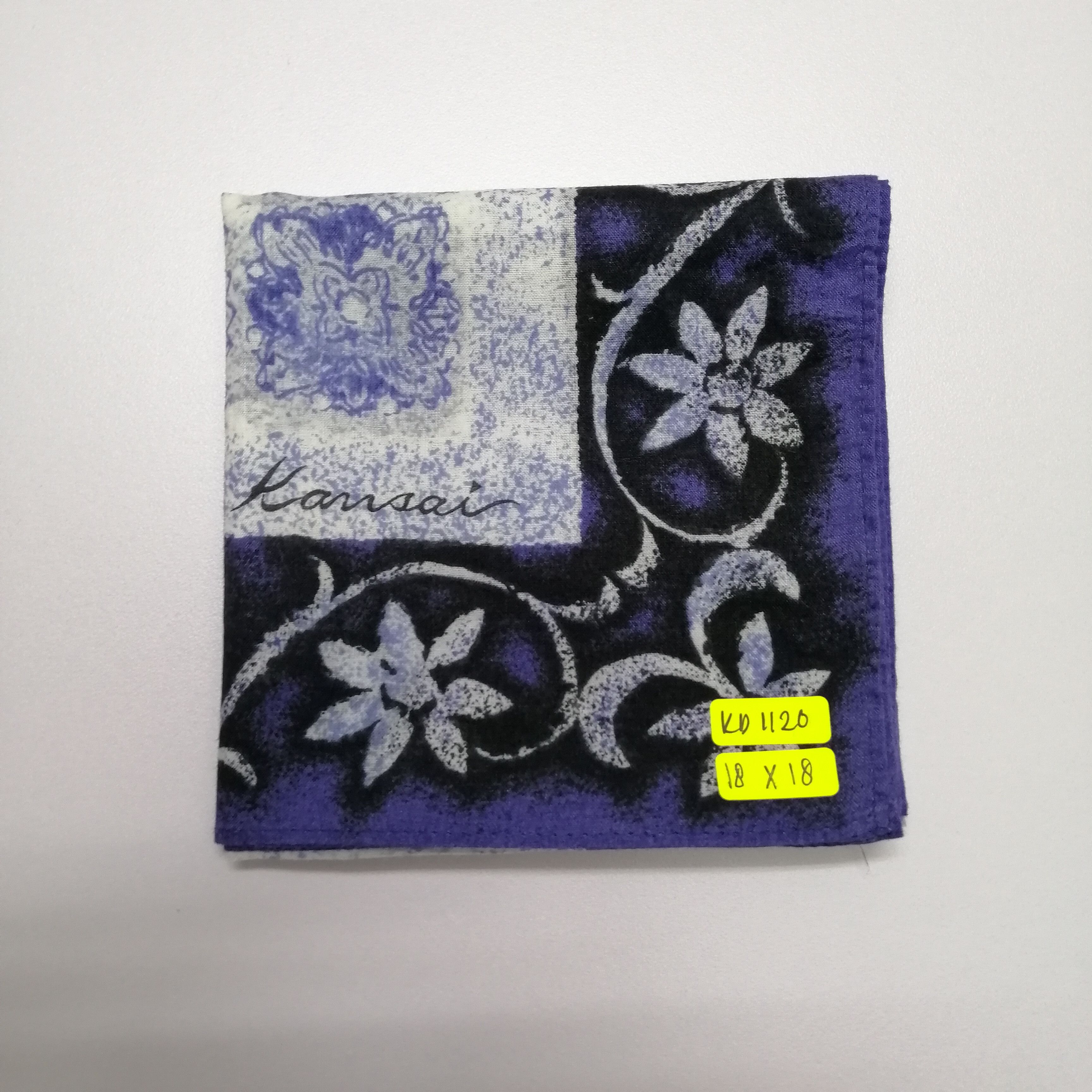 Kansai Yamamoto × Vintage Kansai Yamamoto Handkerchief/Neckerchief/Bandana-KD1120 Size ONE SIZE - 5 Thumbnail