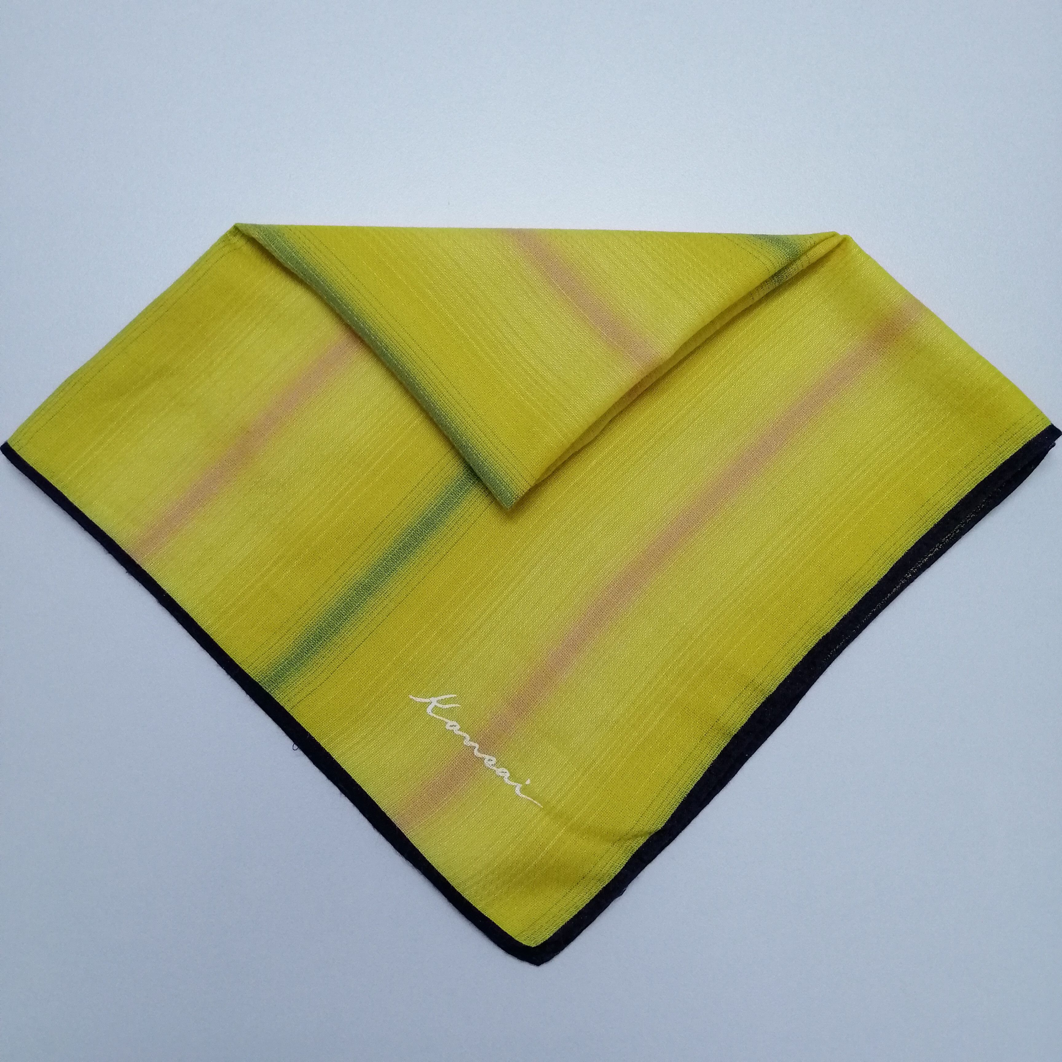 Kansai Yamamoto × Vintage Kansai Yamamoto Handkerchief/Neckerchief/Bandana-KD1129 Size ONE SIZE - 5 Thumbnail