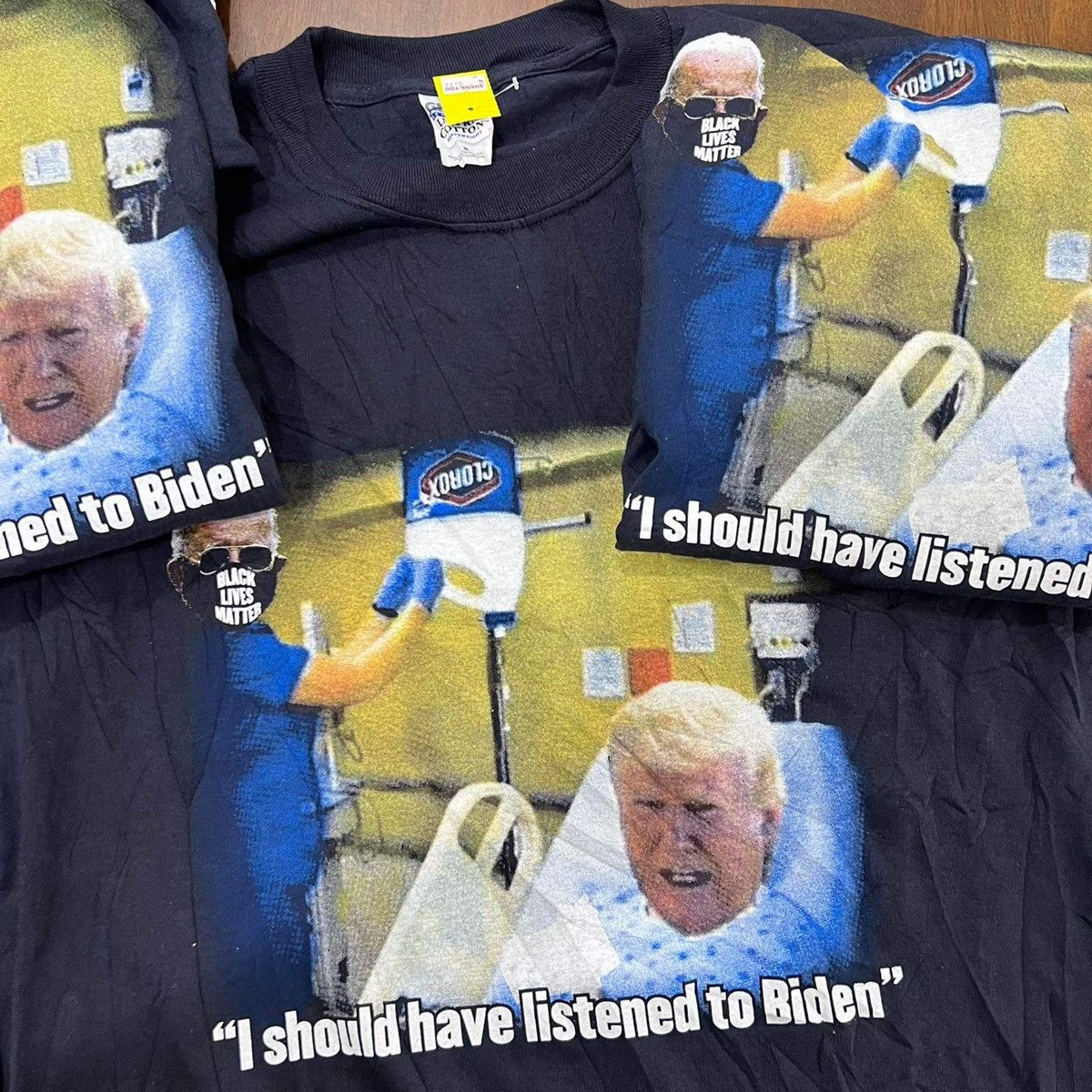 Donald Trump × Gildan × Vintage VINTAGE JOE BIDEN x DONALD TRUMP Size US M / EU 48-50 / 2 - 6 Thumbnail