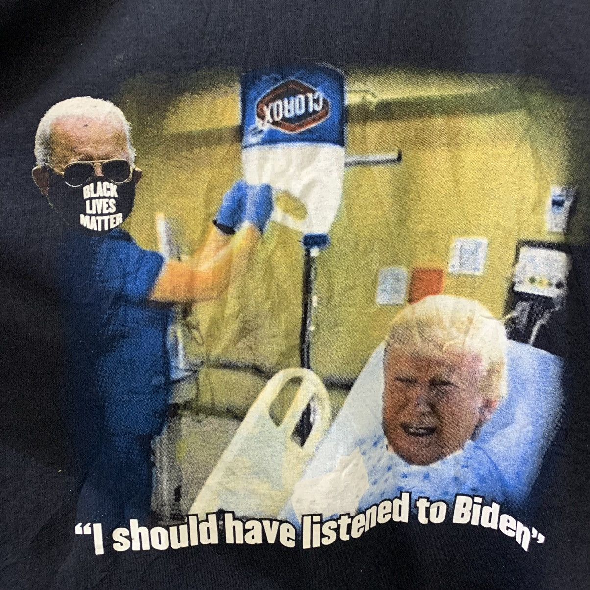 Donald Trump × Gildan × Vintage VINTAGE JOE BIDEN x DONALD TRUMP Size US M / EU 48-50 / 2 - 2 Thumbnail