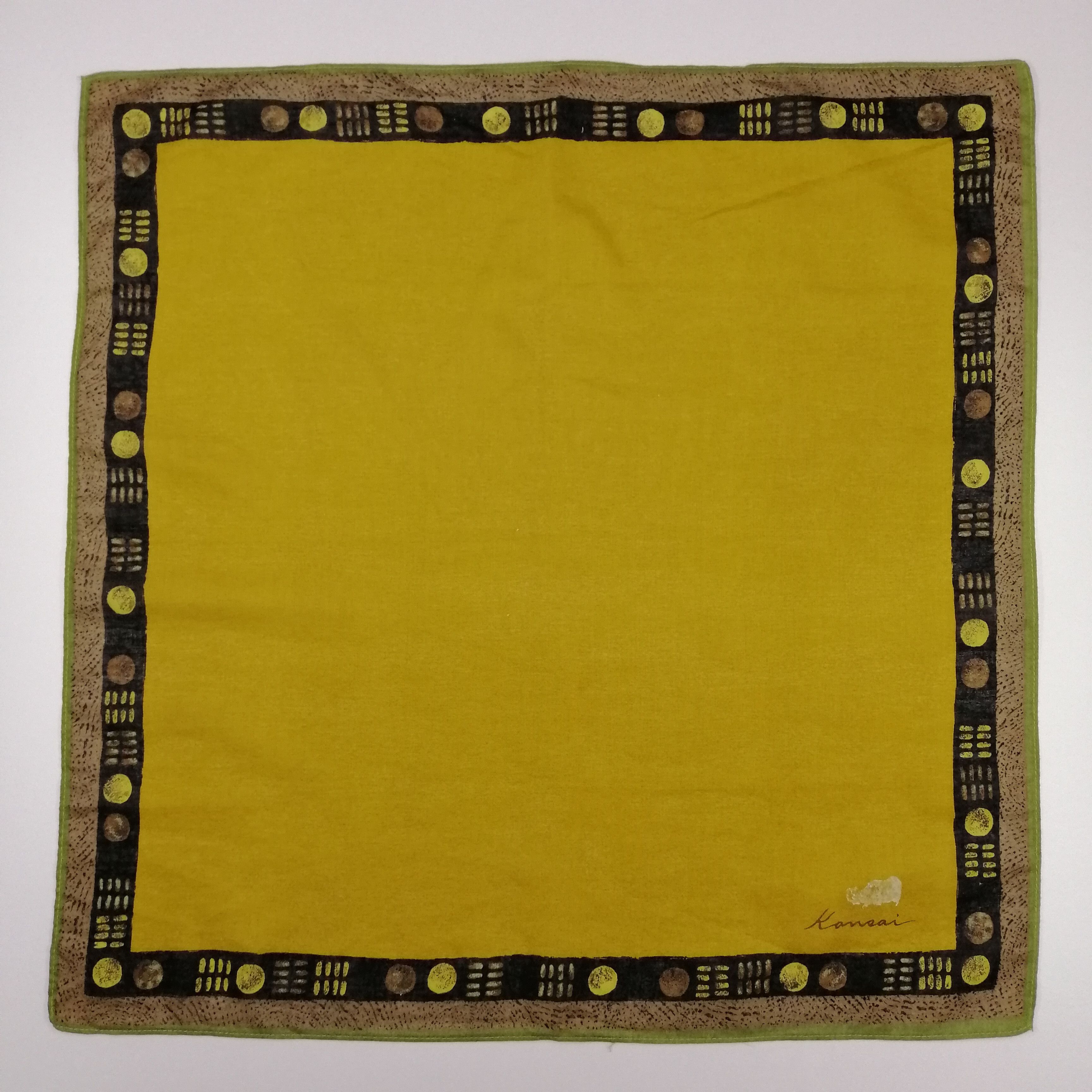 Kansai Yamamoto × Vintage Kansai Handkerchief/Neckerchief/Bandana-KD2024 Size ONE SIZE - 2 Thumbnail