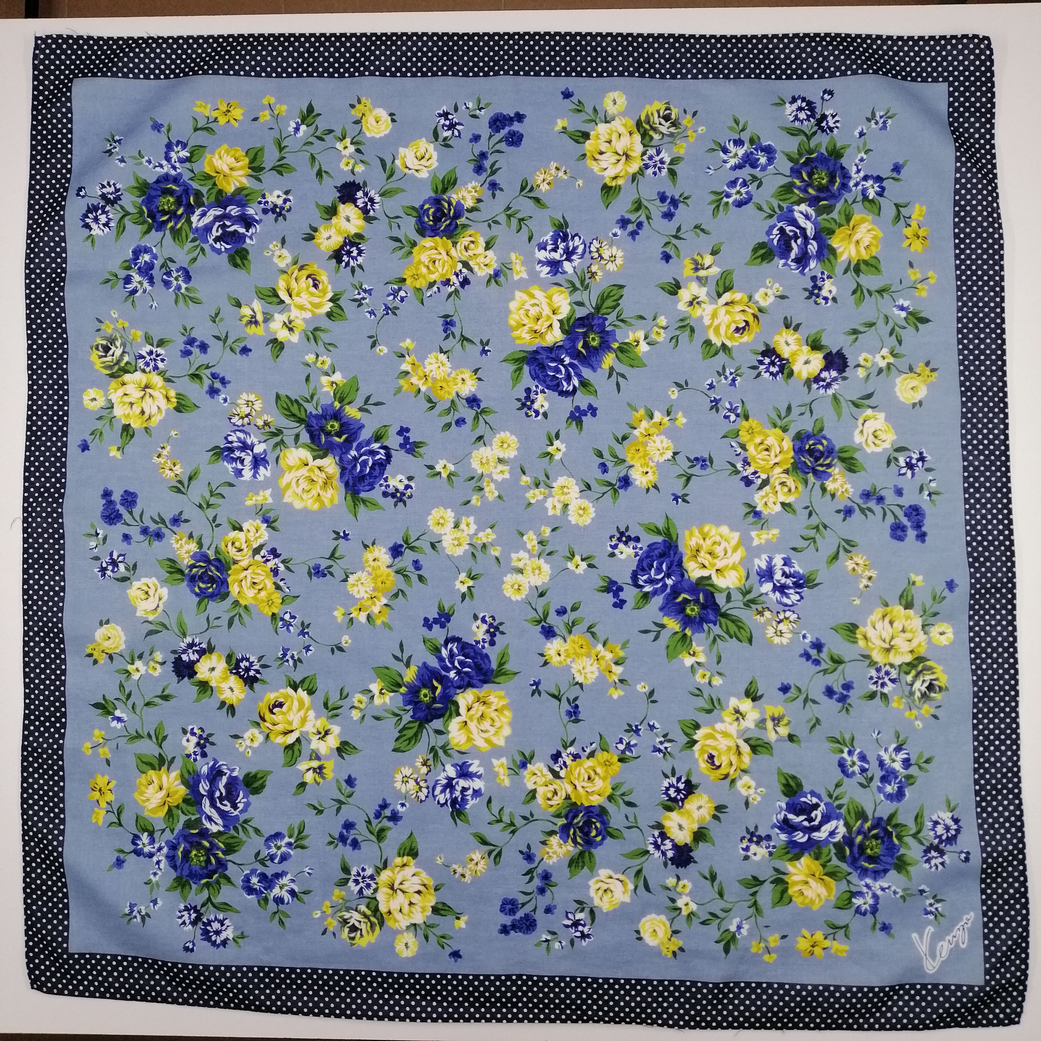 Kenzo × Vintage Kenzo Handkerchief/Neckerchief/Bandanas-KD1072 Size ONE SIZE - 2 Thumbnail