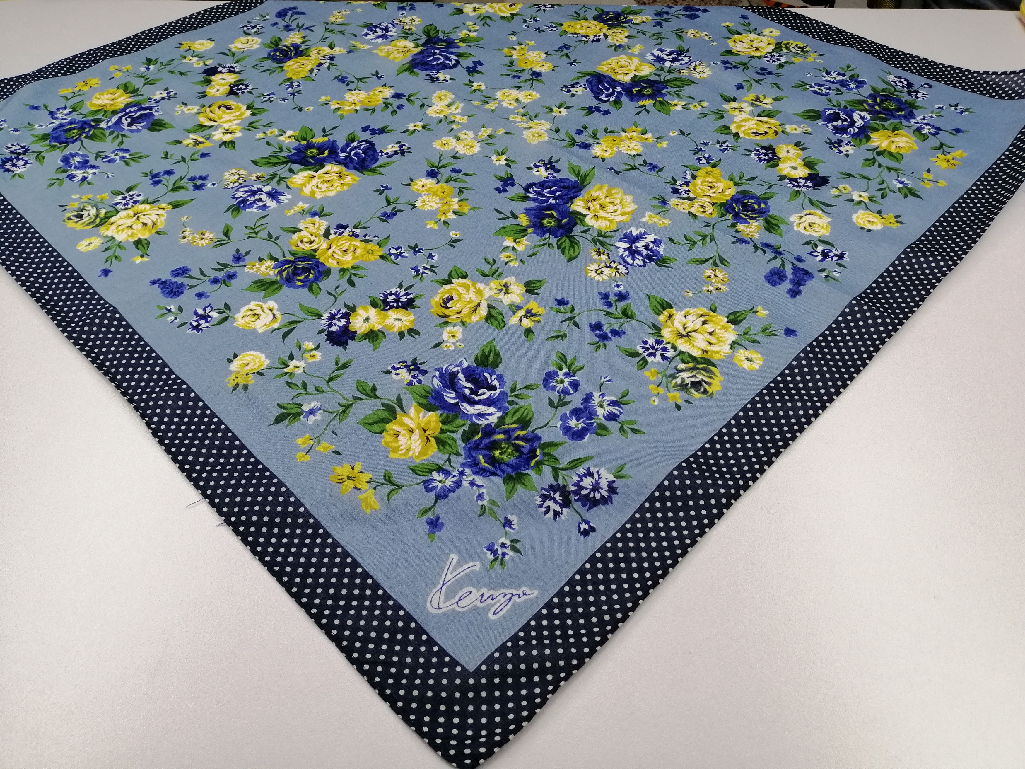 Kenzo × Vintage Kenzo Handkerchief/Neckerchief/Bandanas-KD1072 Size ONE SIZE - 4 Thumbnail
