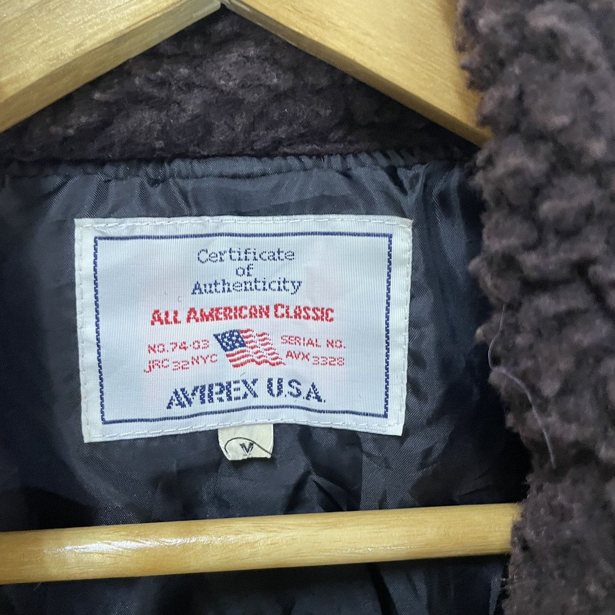 Avirex × Flight Club 💥 AVIREX AVIATOR SHERPA QUILTED WINTER JACKET Size US M / EU 48-50 / 2 - 12 Thumbnail