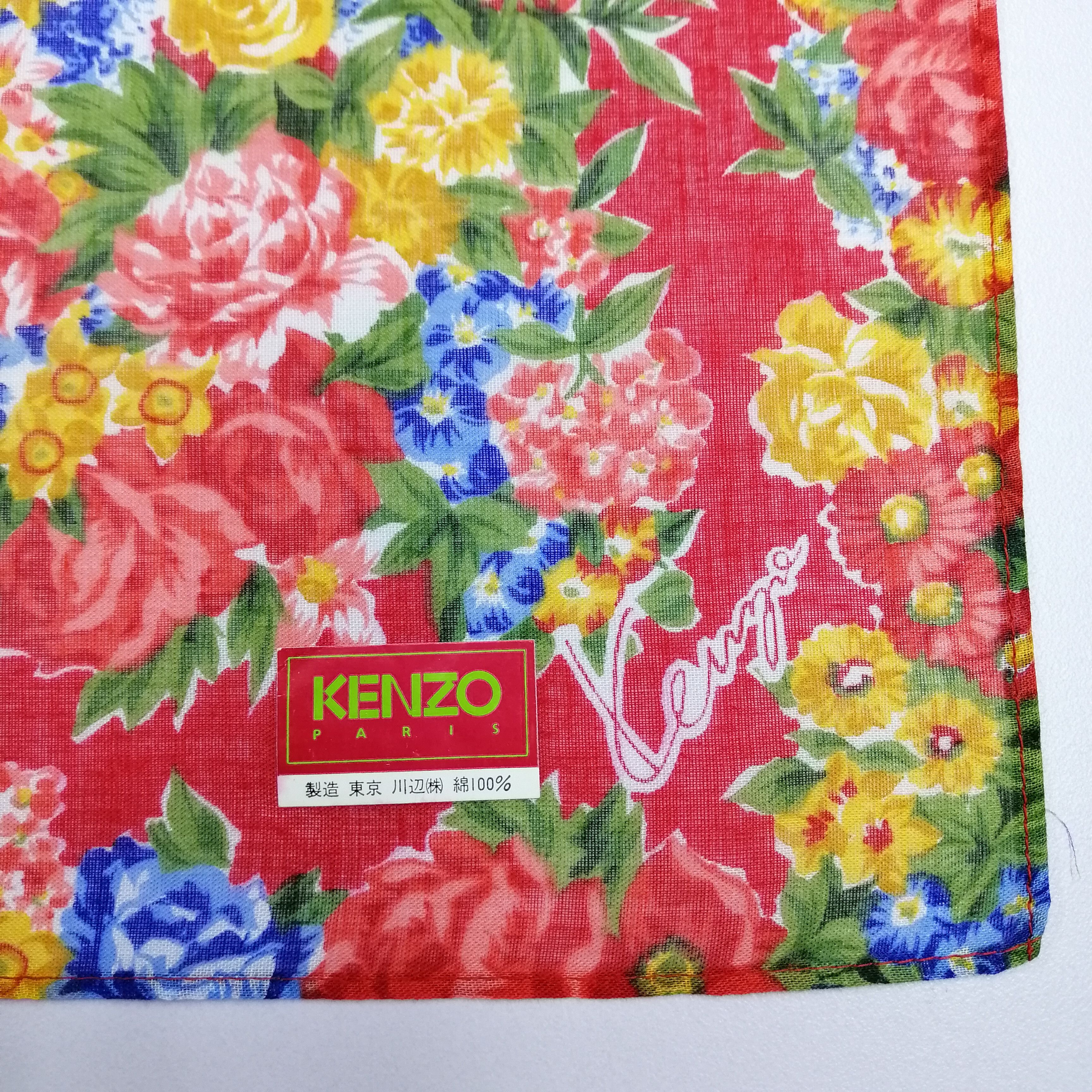 Kenzo Kenzo Handkerchief/Neckerchief/Bandana-KD1125 Size ONE SIZE - 3 Thumbnail