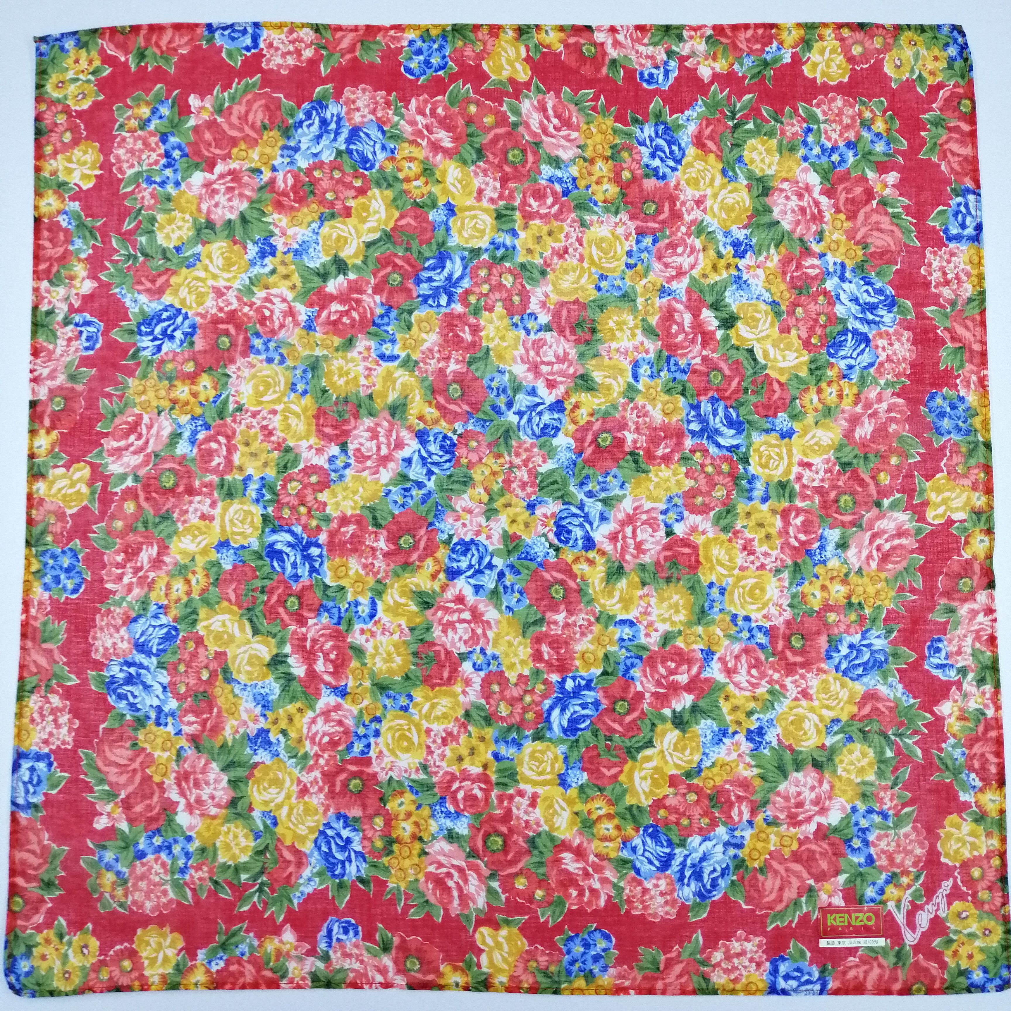 Kenzo Kenzo Handkerchief/Neckerchief/Bandana-KD1125 Size ONE SIZE - 2 Thumbnail