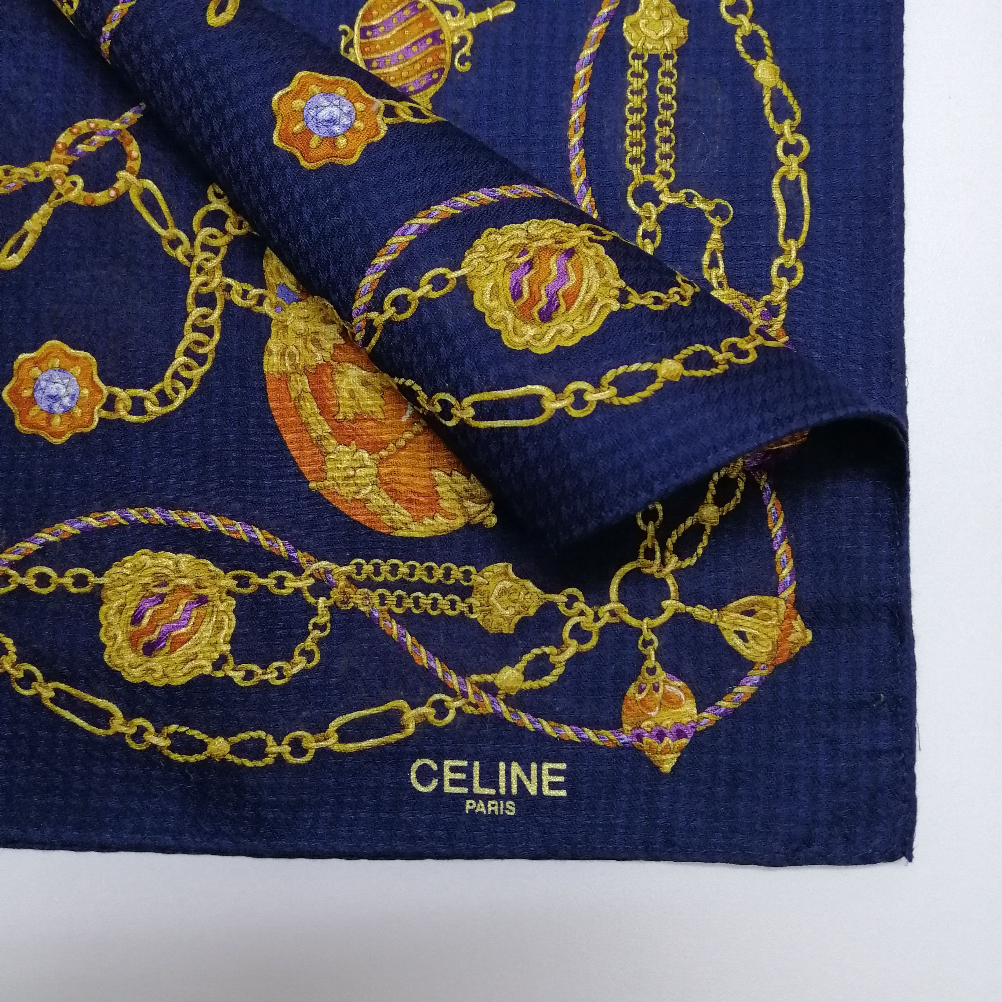 Celine Celine Paris Handkerchief/Neckerchief/Bandana-KD1151 Size ONE SIZE - 3 Thumbnail