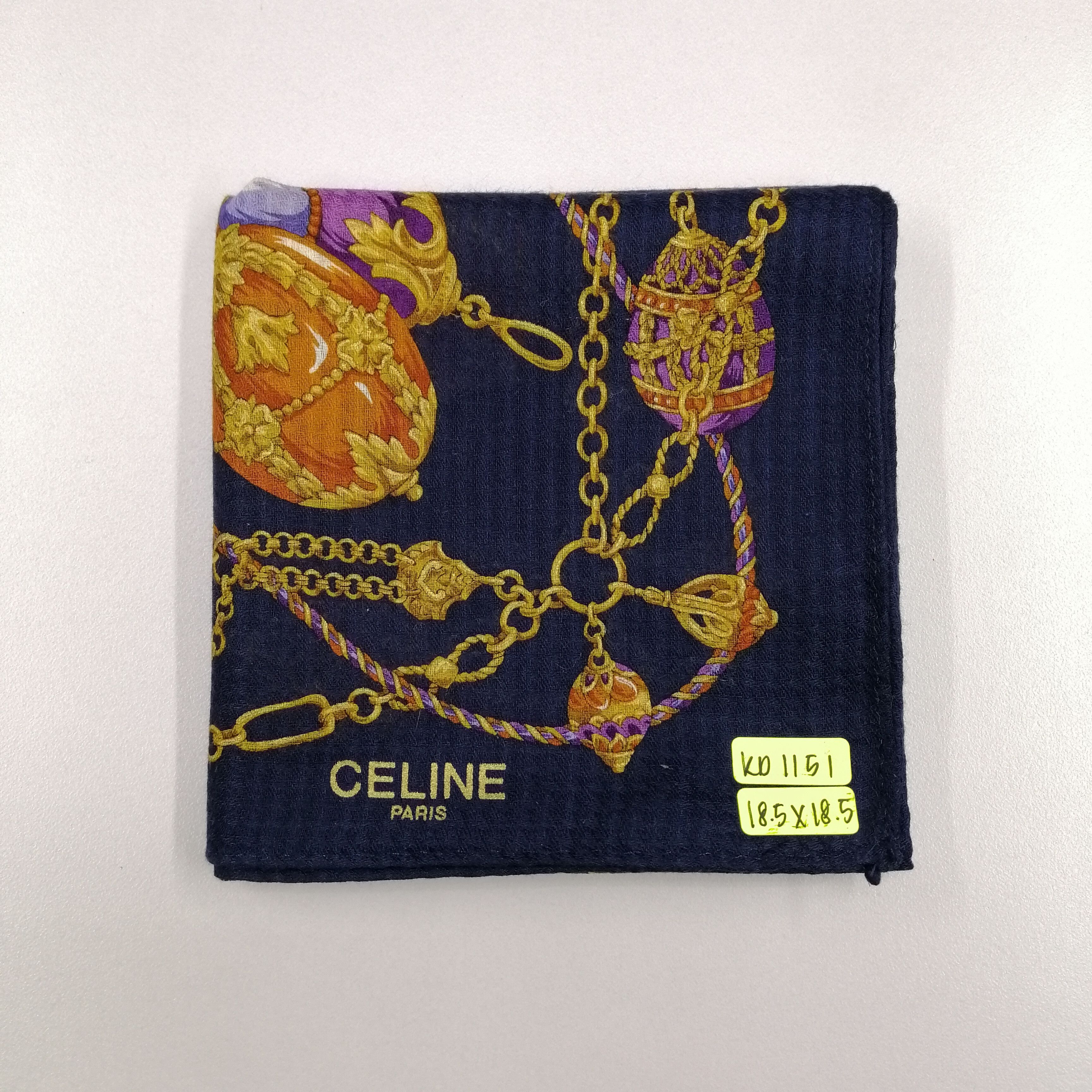 Celine Celine Paris Handkerchief/Neckerchief/Bandana-KD1151 Size ONE SIZE - 5 Thumbnail
