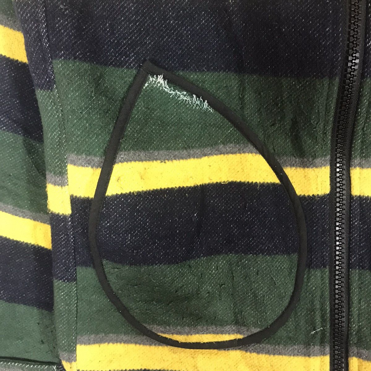 Japanese Brand × go slow caravan Multicolor mix indigo blue stripe color hoodies Size US L / EU 52-54 / 3 - 3 Thumbnail