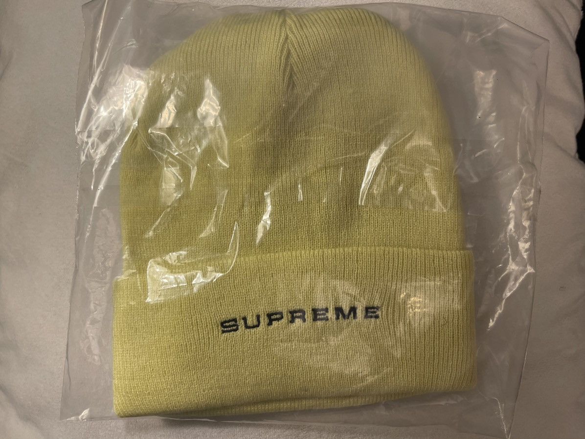 Nike × Supreme Supreme x Nike Pale Yellow Beanie (SS21) Size ONE SIZE - 2 Thumbnail