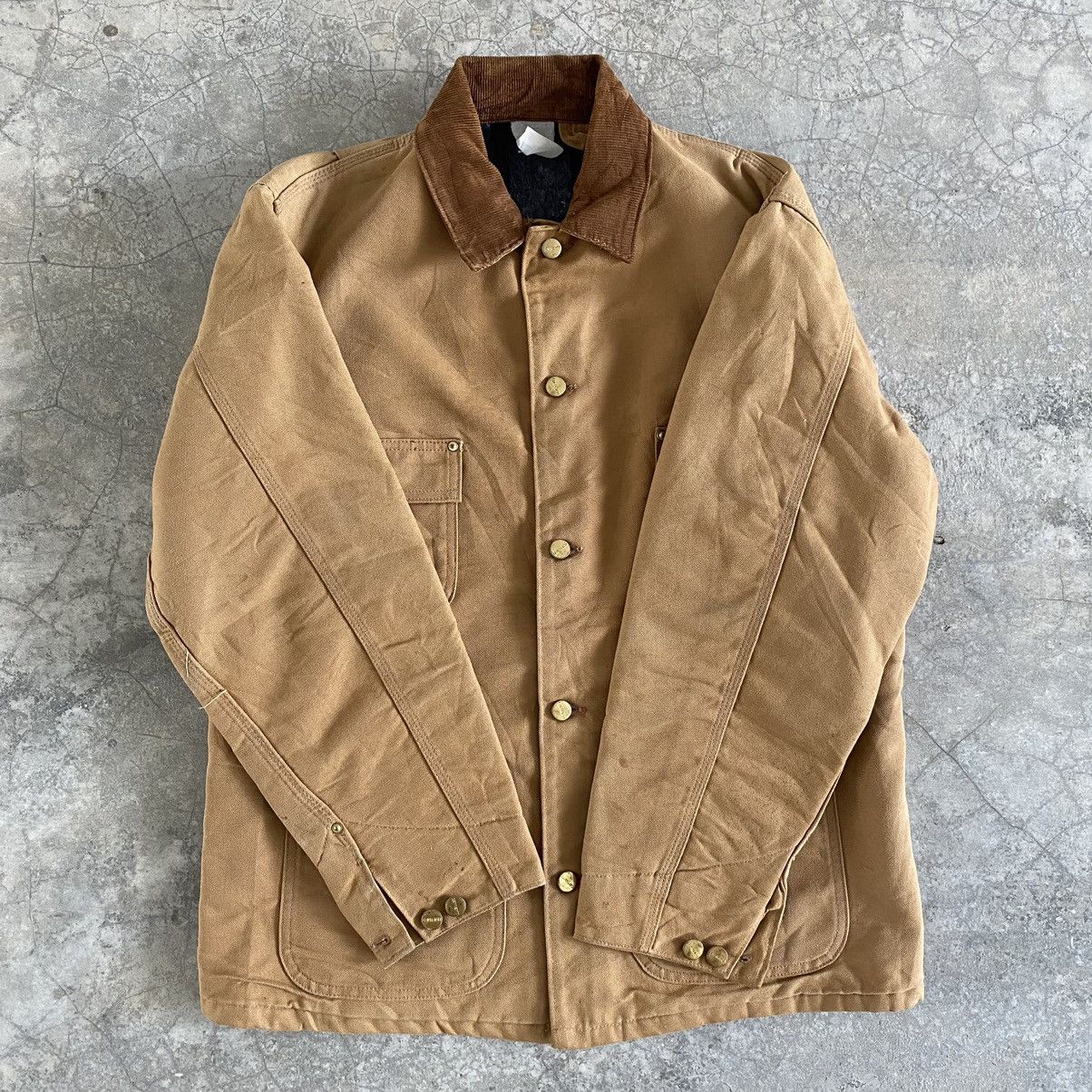 Carhartt × Vintage Vintage Carhartt Duck Blanket Lined Workwear Chore Jacket Size US M / EU 48-50 / 2 - 7 Thumbnail