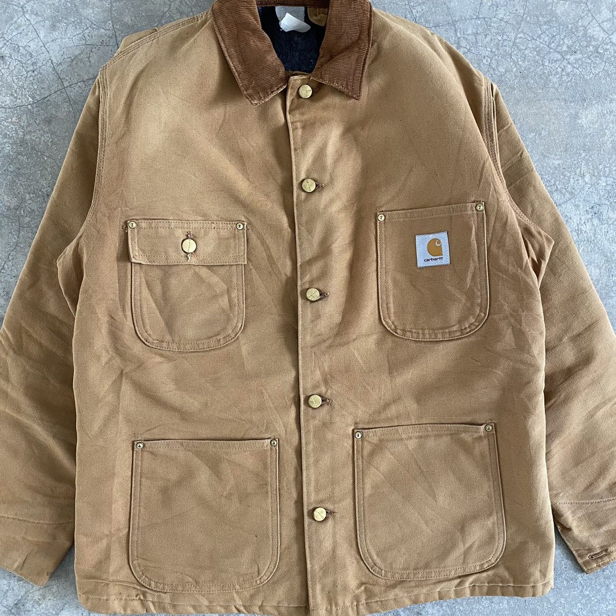 Carhartt × Vintage Vintage Carhartt Duck Blanket Lined Workwear Chore Jacket Size US M / EU 48-50 / 2 - 5 Thumbnail