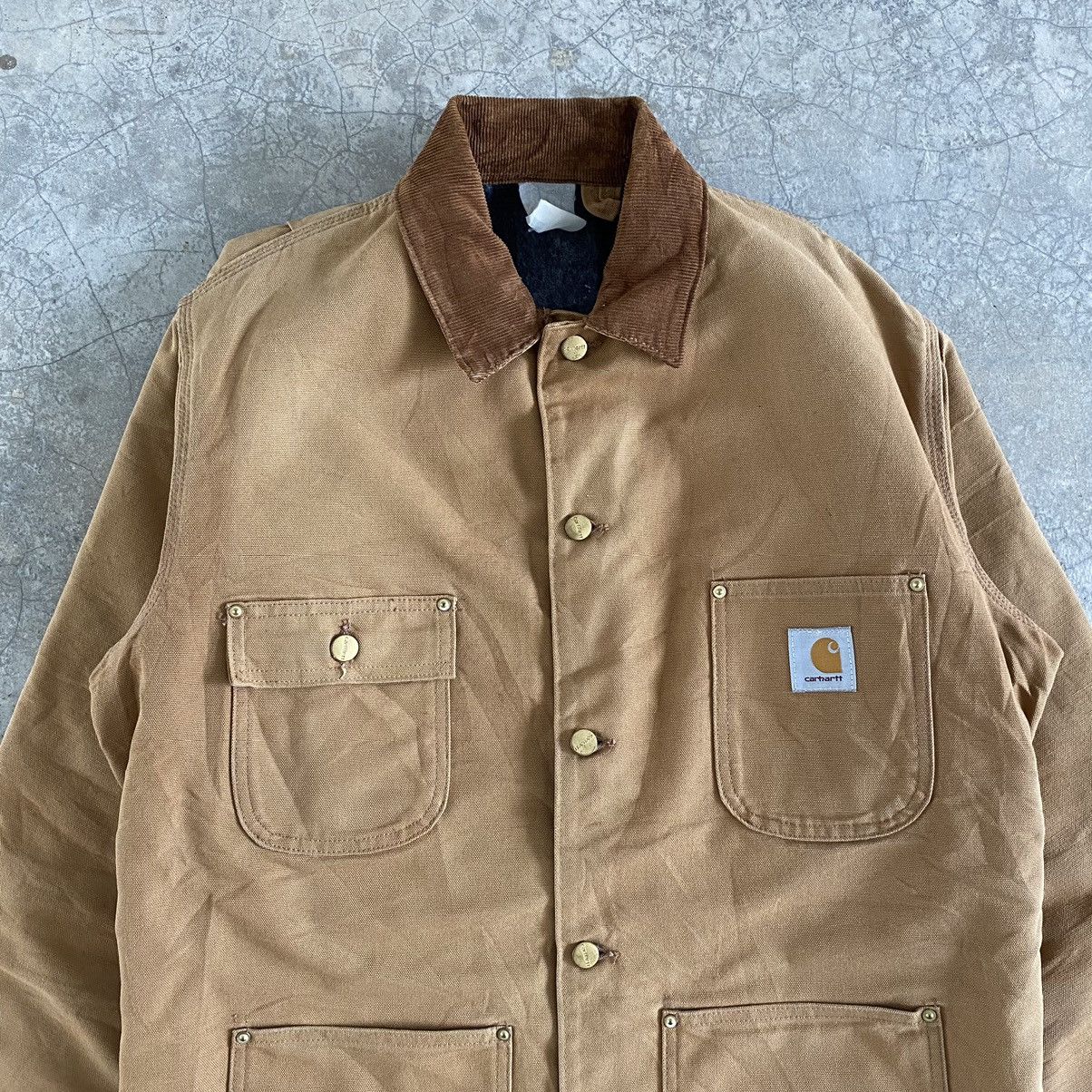 Carhartt × Vintage Vintage Carhartt Duck Blanket Lined Workwear Chore Jacket Size US M / EU 48-50 / 2 - 2 Thumbnail