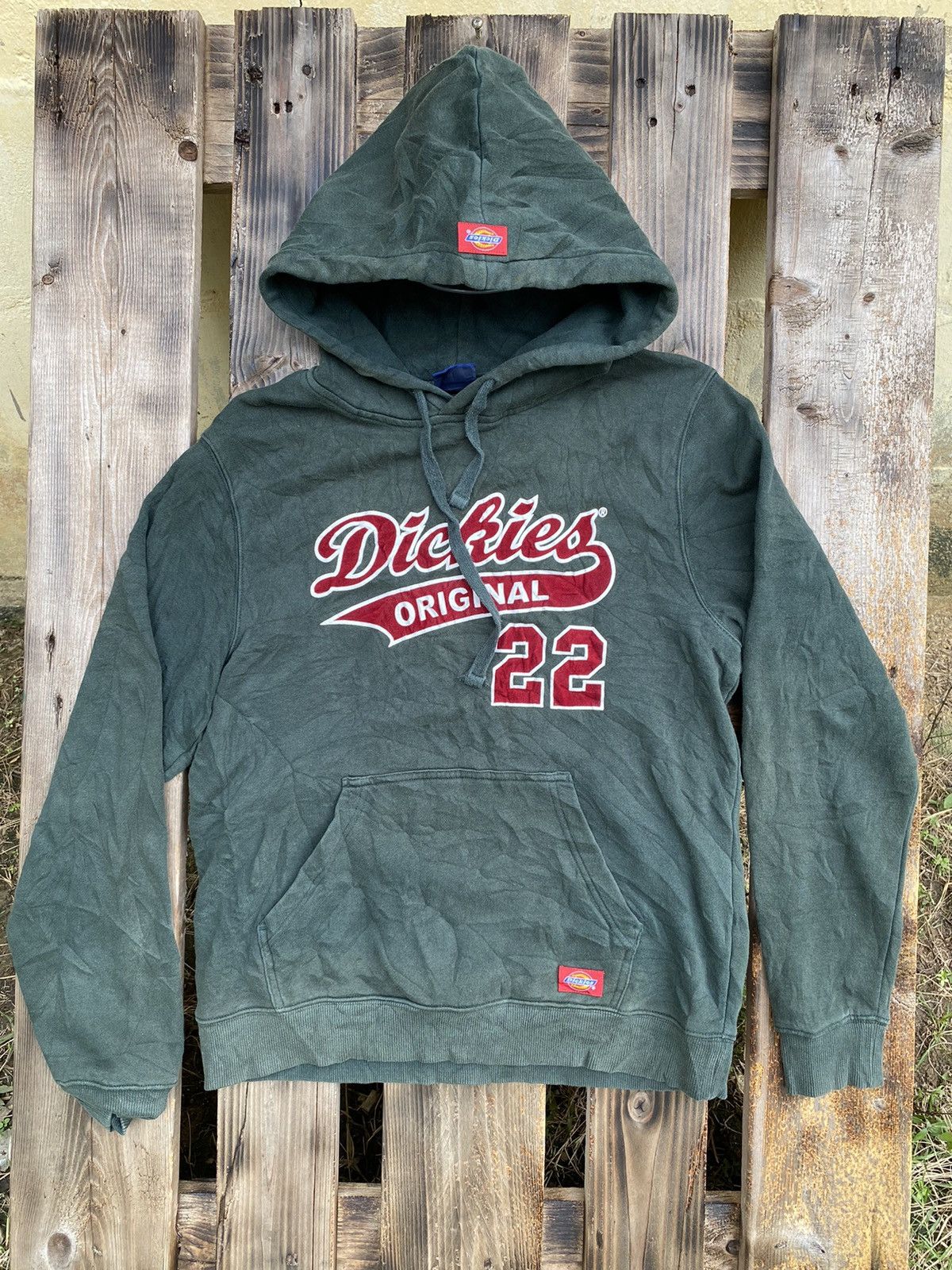 Designer Dickies Streetwear Dickies Original 22 Hoodie Jacket Green Man Grailed