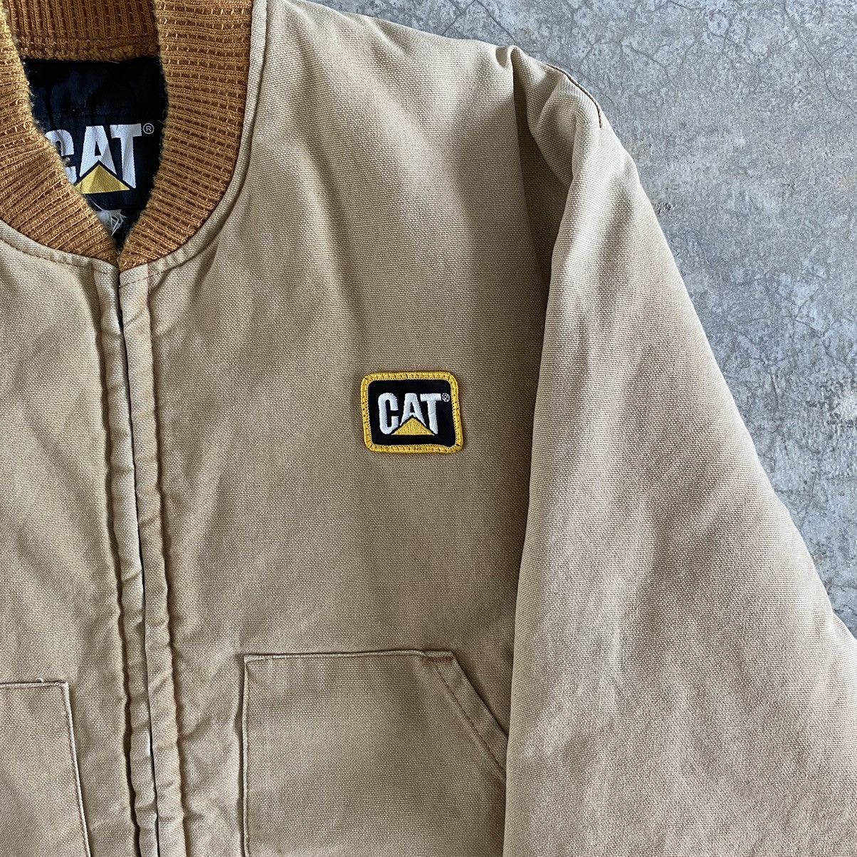 Caterpillar Vintage Caterpillar Faded Beige Workwear Jacket Size US M / EU 48-50 / 2 - 5 Thumbnail
