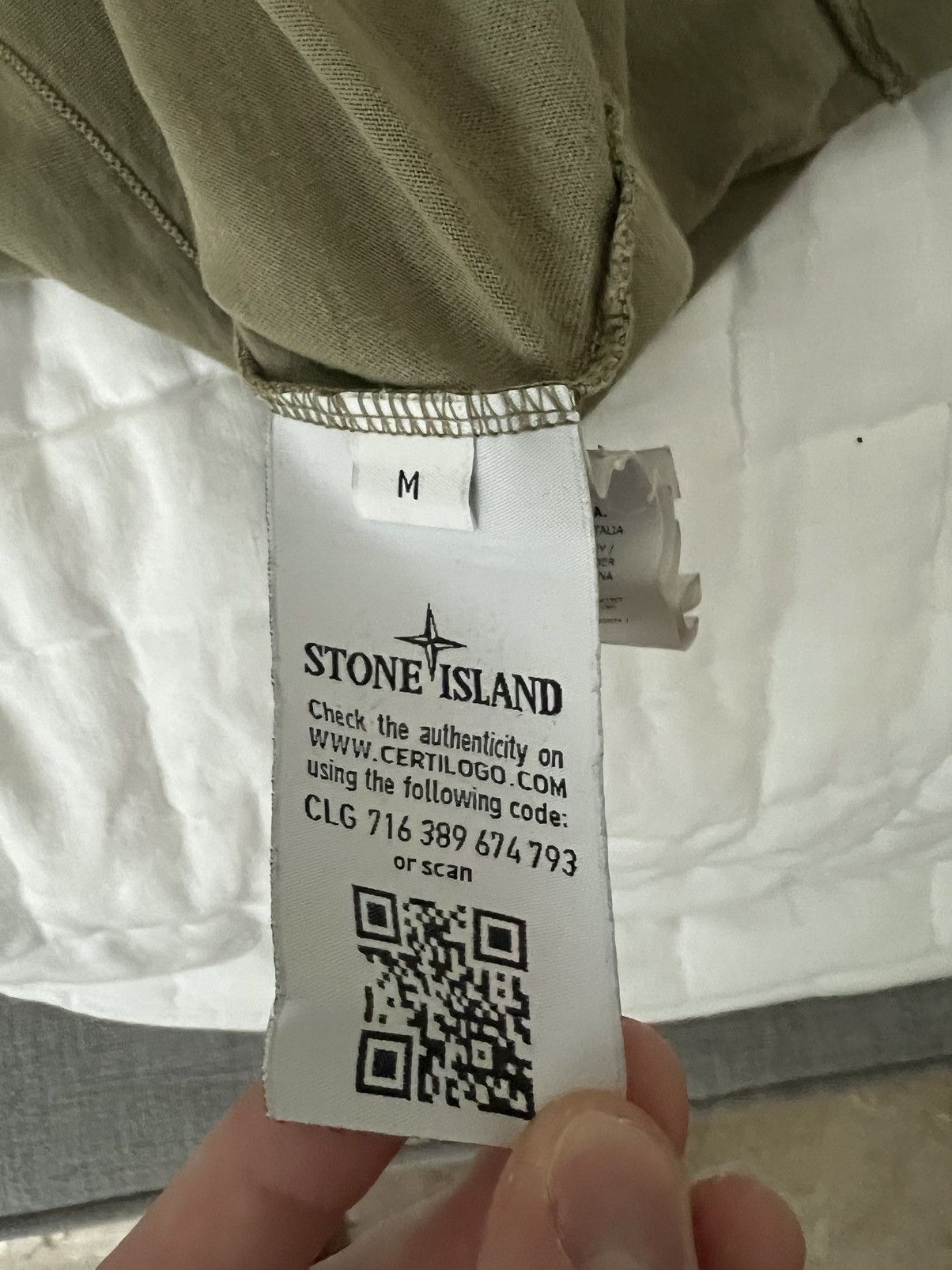 Stone Island Stone Island Tee Army Green Size US M / EU 48-50 / 2 - 5 Thumbnail