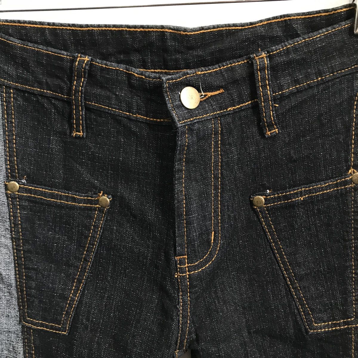 Undercover Boot Cut Flare Patchwork Style Denim Jeans Size US 28 / EU 44 - 4 Thumbnail