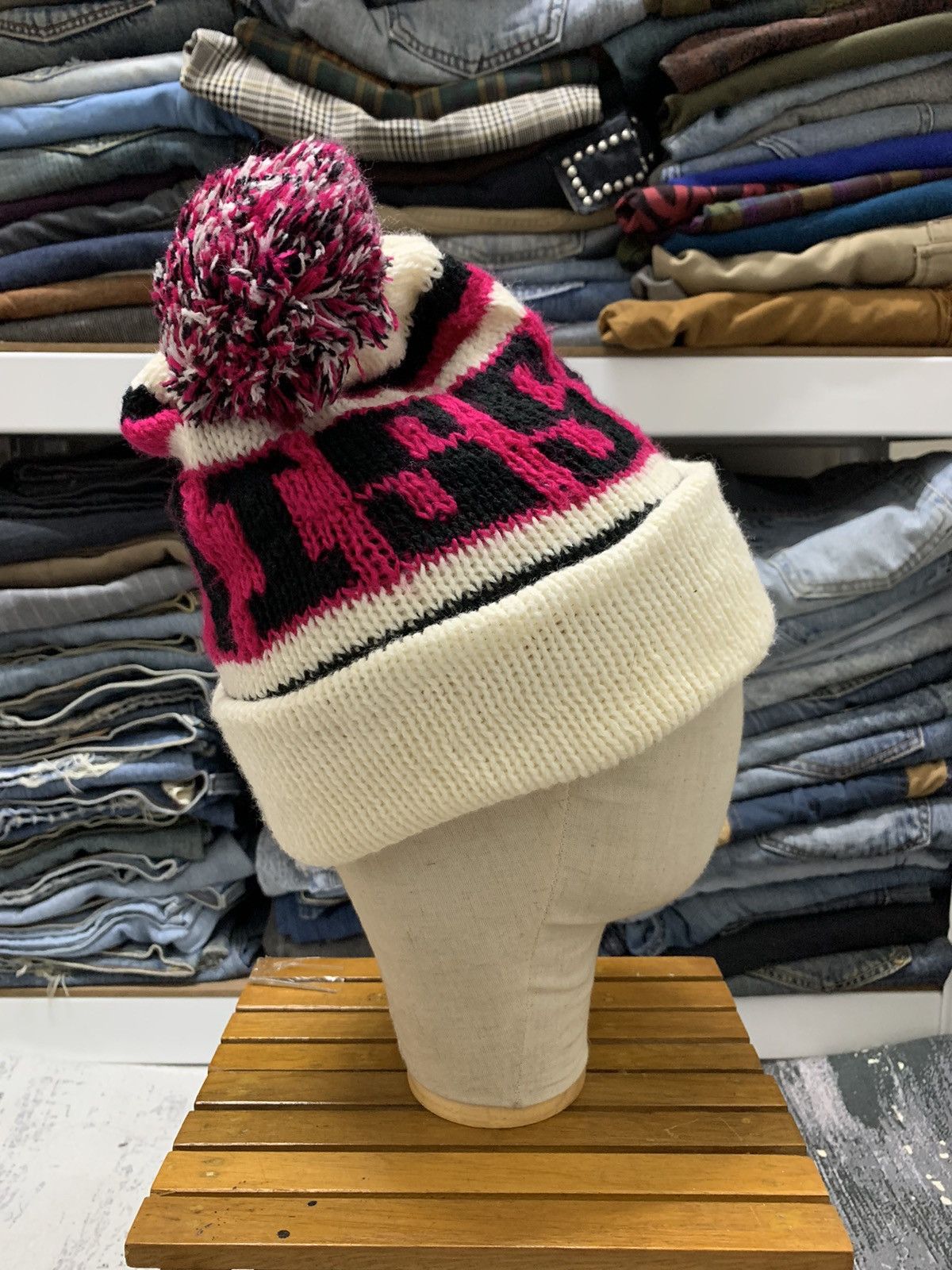 Japanese Brand Beanie Hat Two Tone Missouri Snow Cap Hat Size ONE SIZE - 5 Thumbnail