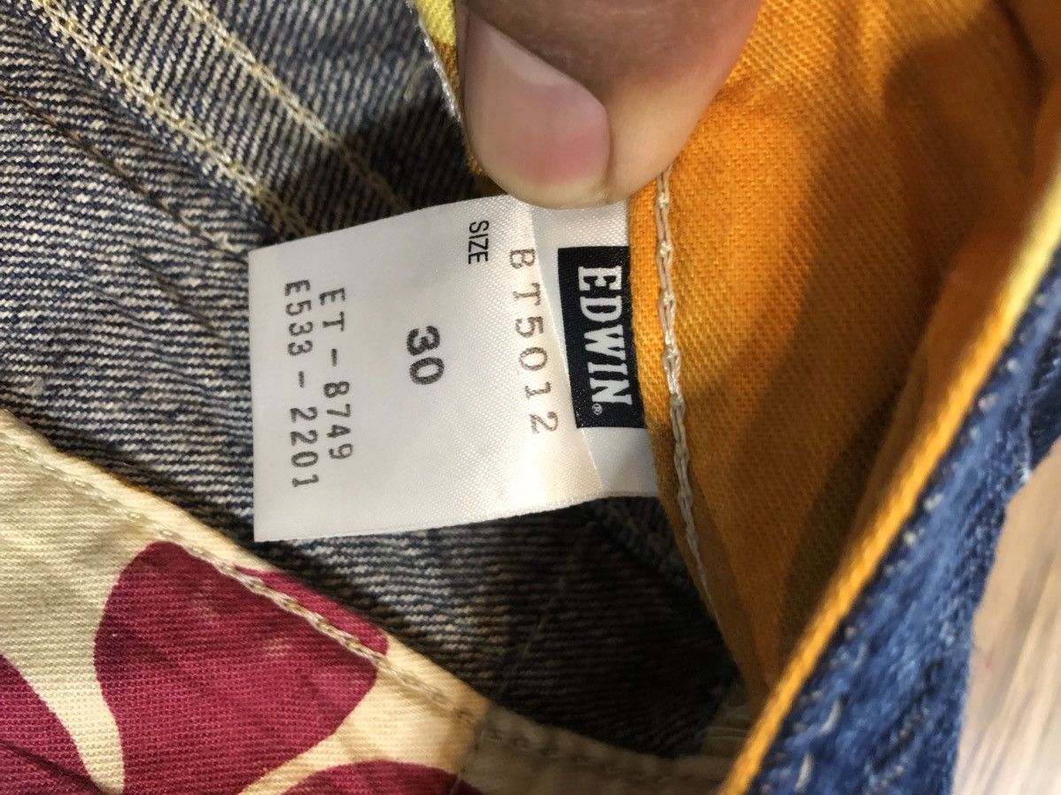 Edwin Edwin Blue Trip Flare Design Distressed Denim Jeans Size US 32 / EU 48 - 7 Thumbnail