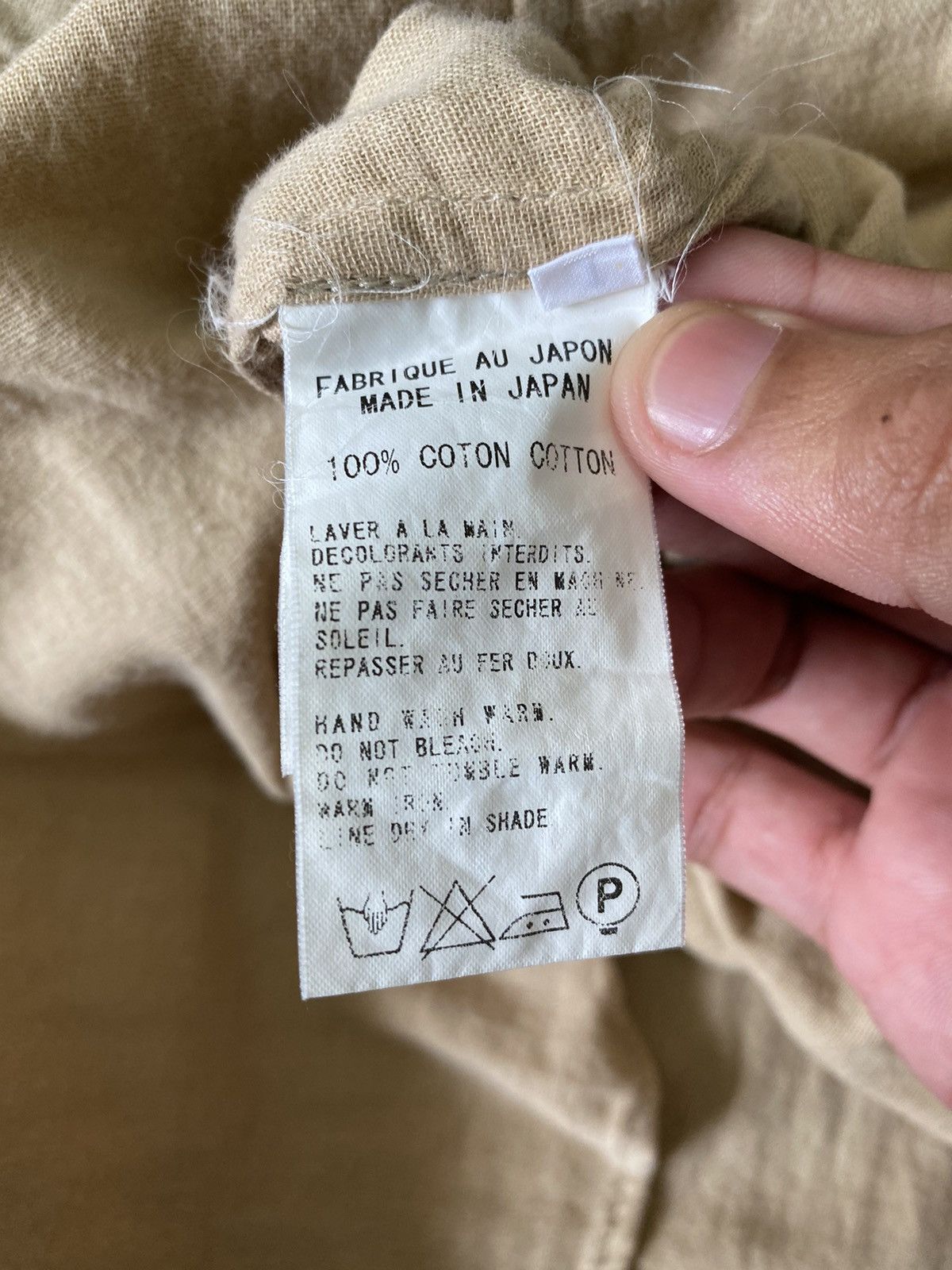 Yohji Yamamoto Y’s Yohji Yamamoto🇯🇵Old Cotton Hemp Button Long Shirt Size US S / EU 44-46 / 1 - 7 Thumbnail