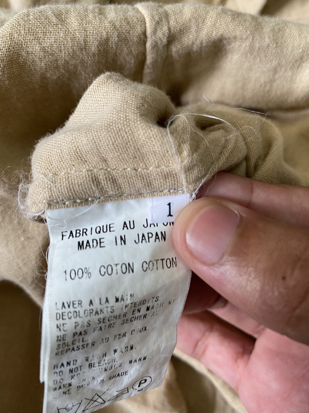 Yohji Yamamoto Y’s Yohji Yamamoto🇯🇵Old Cotton Hemp Button Long Shirt Size US S / EU 44-46 / 1 - 8 Thumbnail