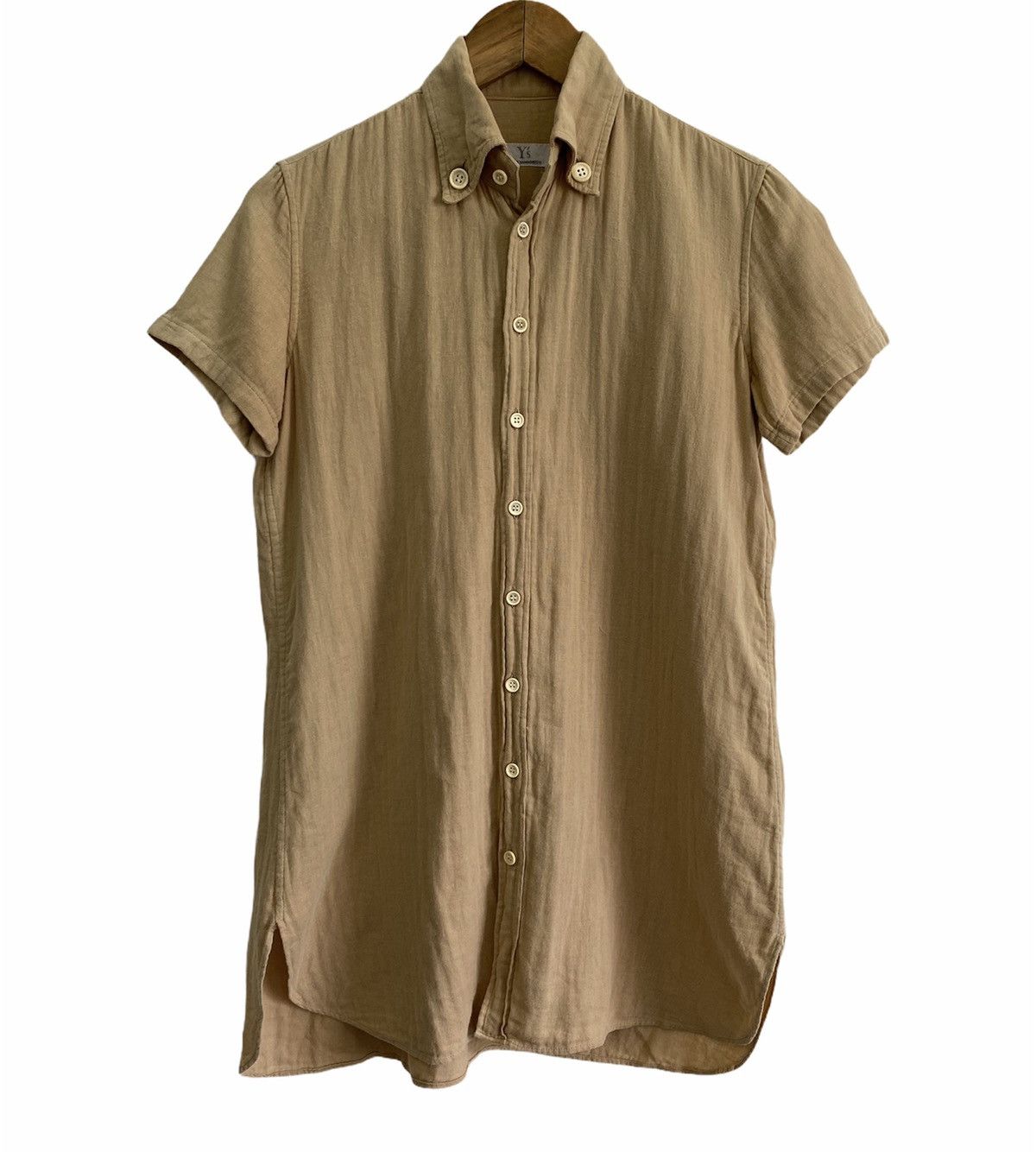 Yohji Yamamoto Y’s Yohji Yamamoto🇯🇵Old Cotton Hemp Button Long Shirt Size US S / EU 44-46 / 1 - 1 Thumbnail