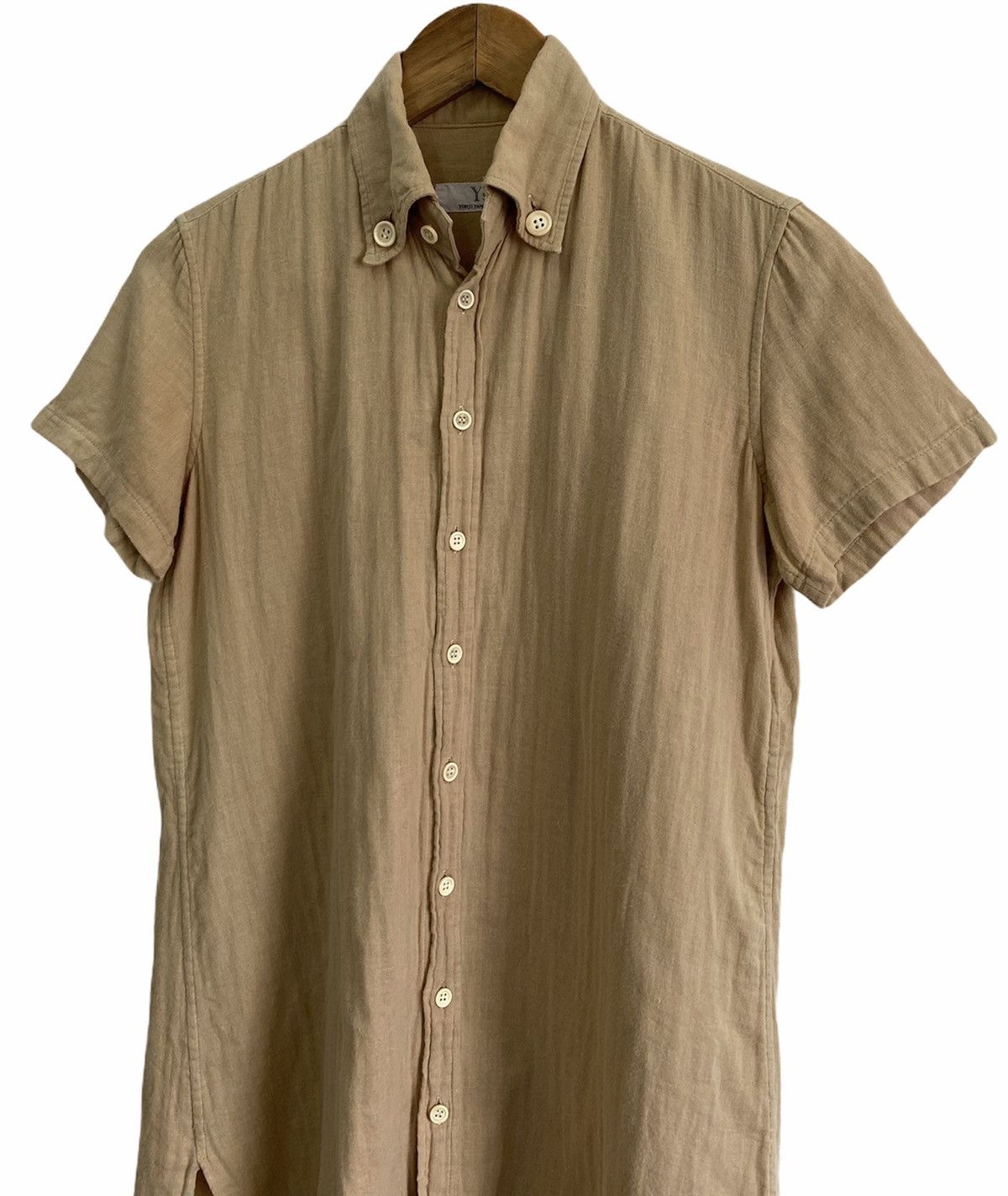 Yohji Yamamoto Y’s Yohji Yamamoto🇯🇵Old Cotton Hemp Button Long Shirt Size US S / EU 44-46 / 1 - 4 Thumbnail