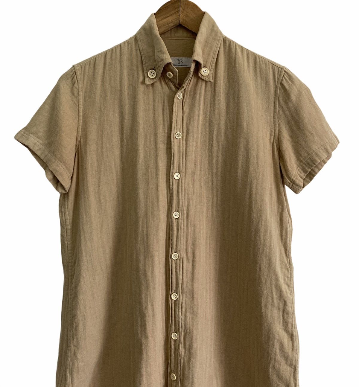 Yohji Yamamoto Y’s Yohji Yamamoto🇯🇵Old Cotton Hemp Button Long Shirt Size US S / EU 44-46 / 1 - 2 Thumbnail