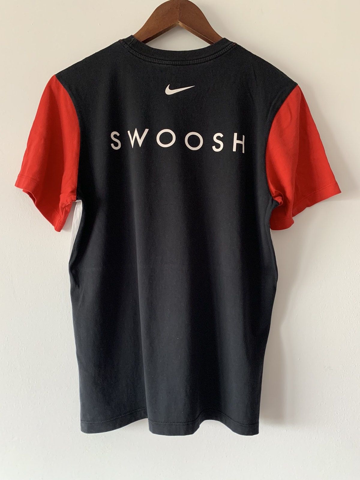 Nike Nike Red Cotton T-Shirt Size US M / EU 48-50 / 2 - 2 Thumbnail