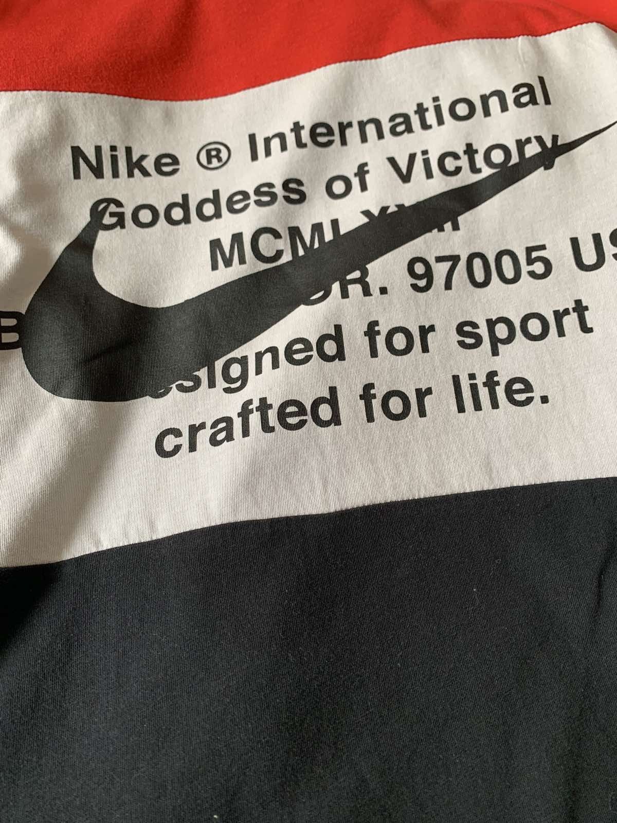 Nike Nike Red Cotton T-Shirt Size US M / EU 48-50 / 2 - 3 Thumbnail