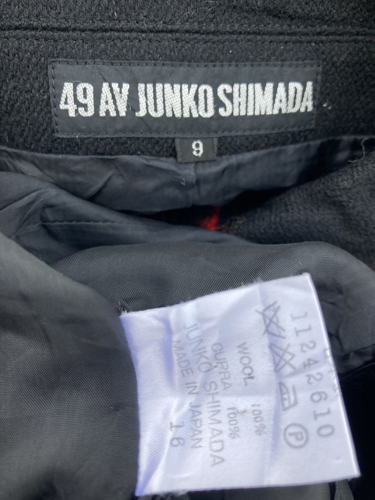 Junko Shimada 49 AV JUNKO SHIMADA WOOL COAT Size S / US 4 / IT 40 - 7 Thumbnail
