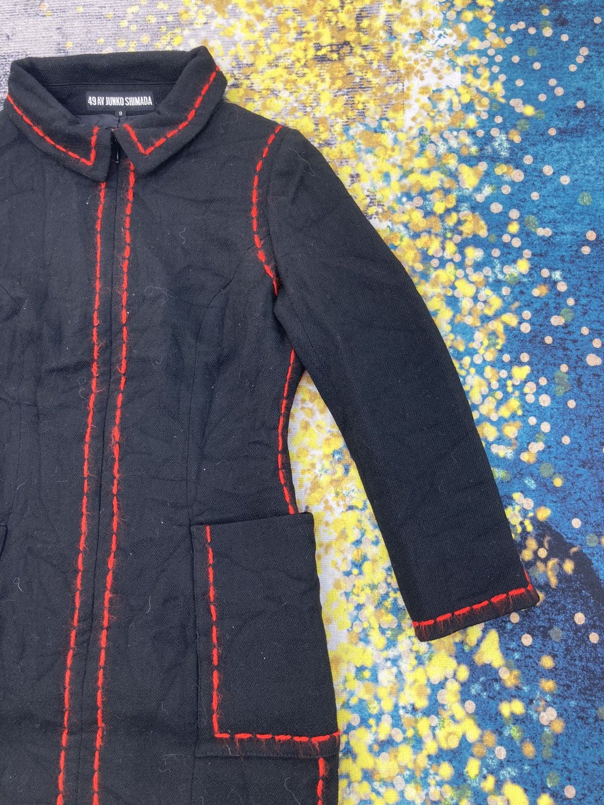 Junko Shimada 49 AV JUNKO SHIMADA WOOL COAT Size S / US 4 / IT 40 - 5 Thumbnail