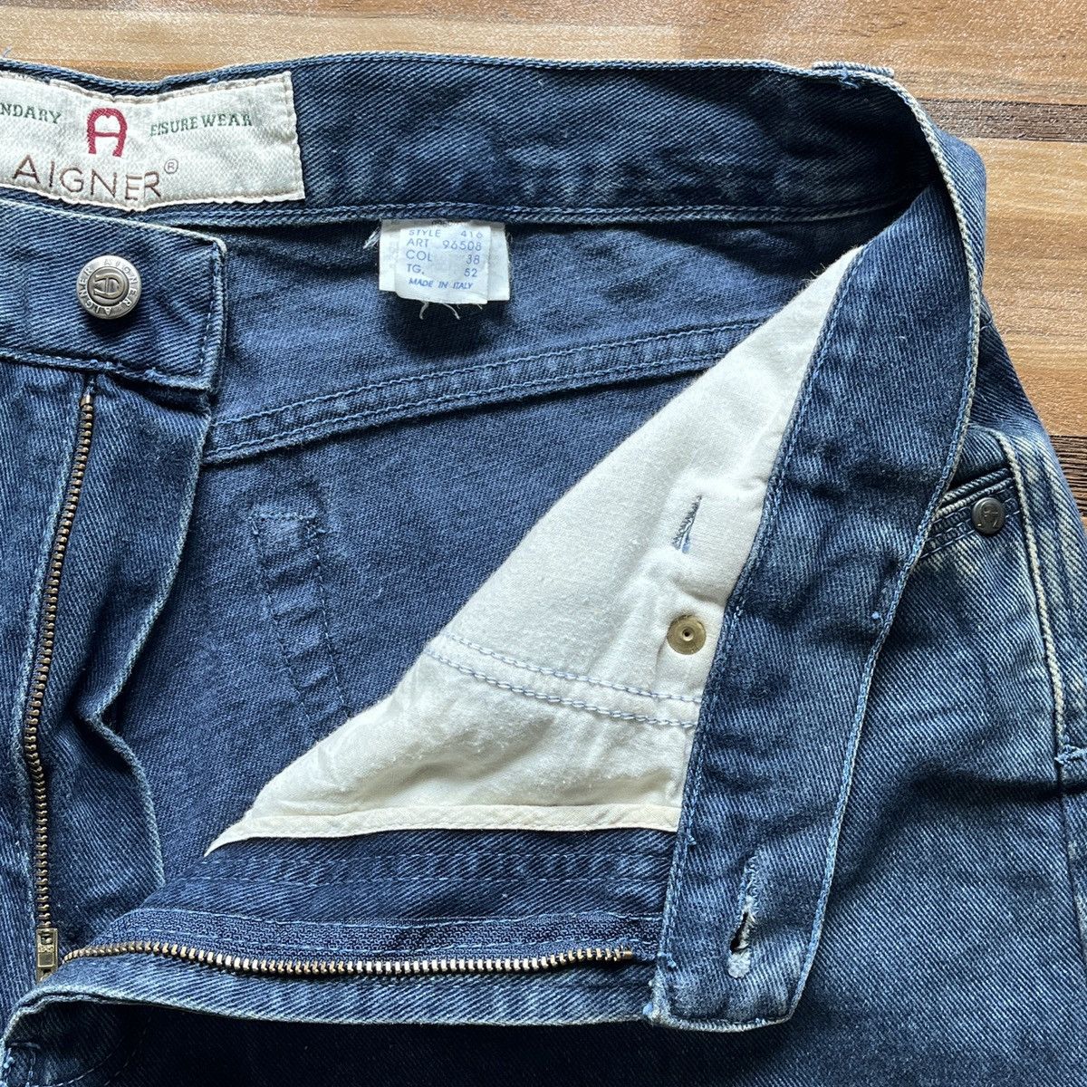 Aigner Vintage Aigner Jeans Street Style Baggy Made In Italy Size US 34 / EU 50 - 8 Thumbnail