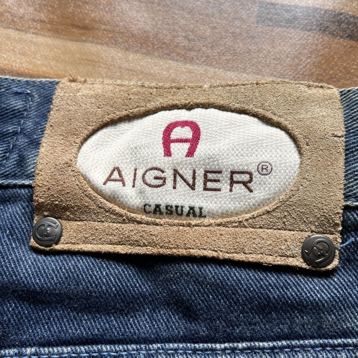 Aigner Vintage Aigner Jeans Street Style Baggy Made In Italy Size US 34 / EU 50 - 15 Thumbnail