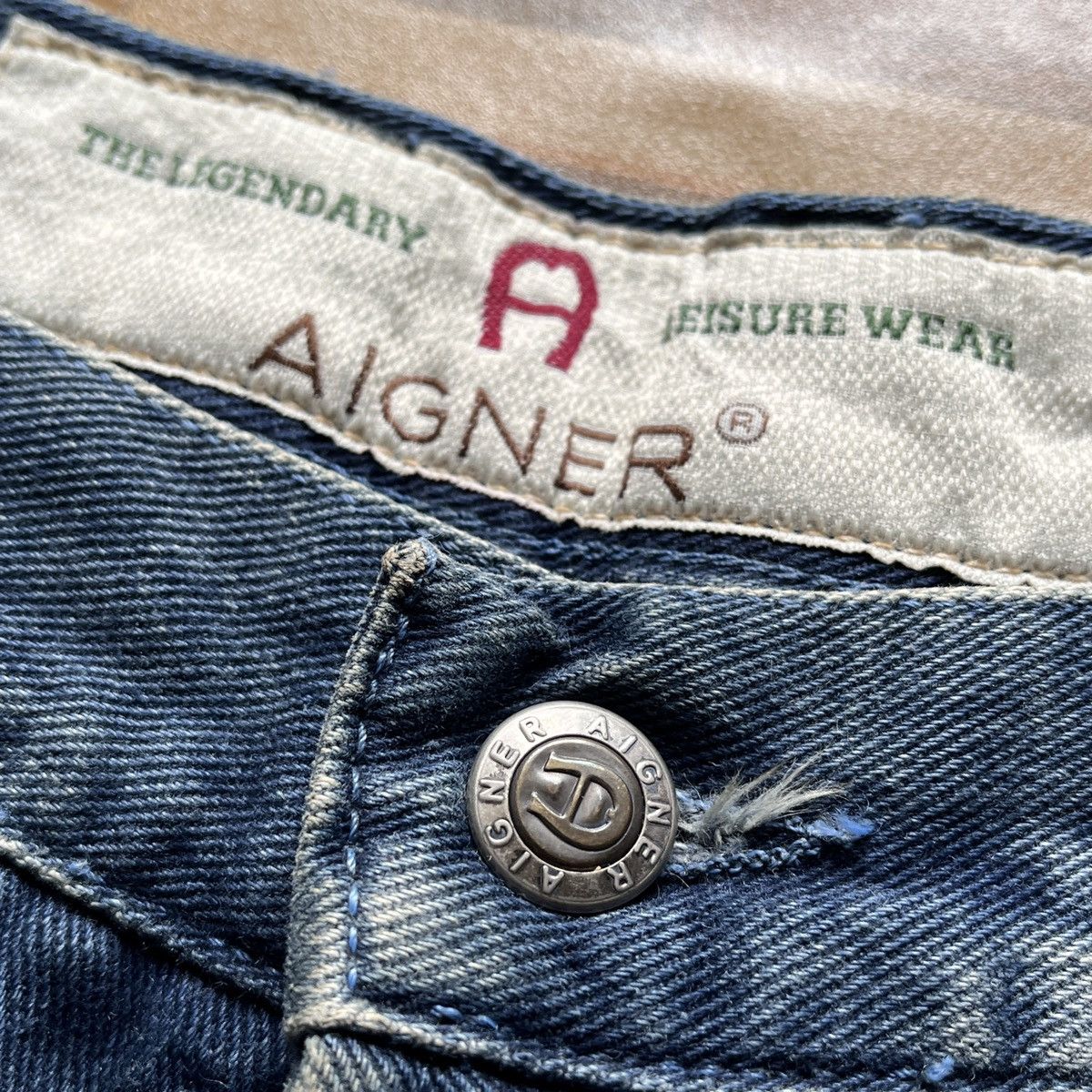 Aigner Vintage Aigner Jeans Street Style Baggy Made In Italy Size US 34 / EU 50 - 6 Thumbnail