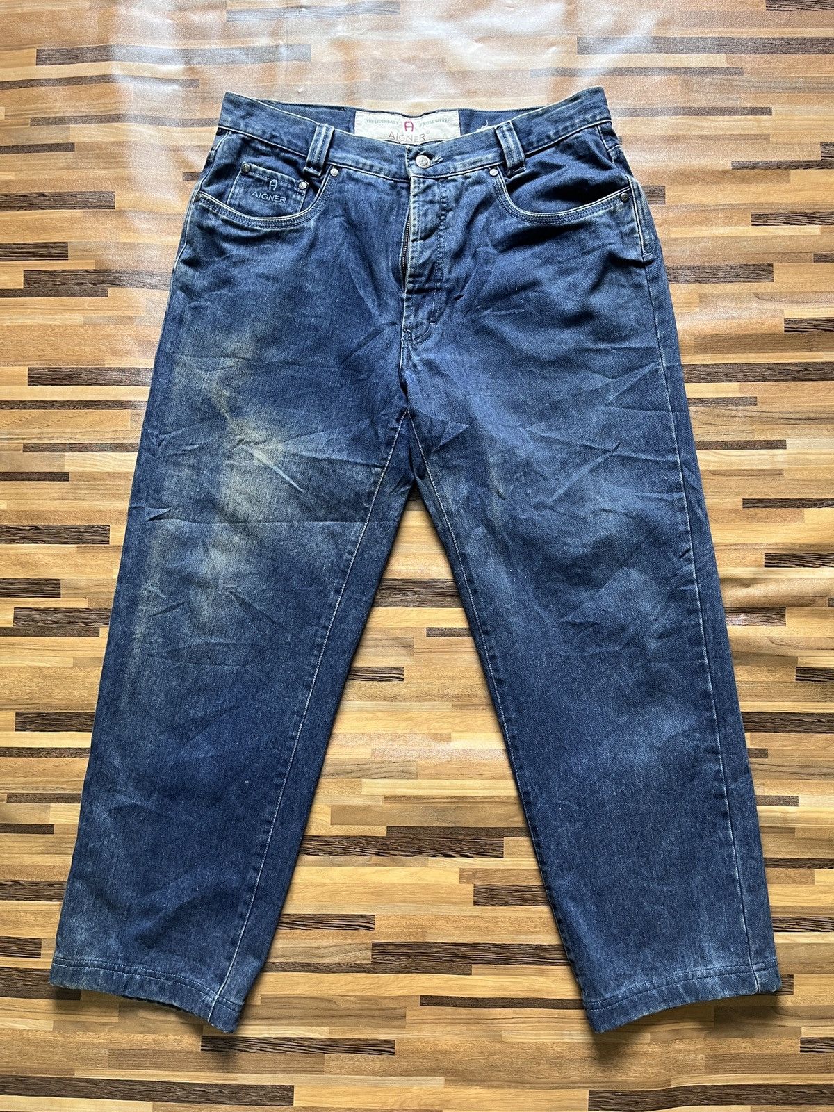 Aigner Vintage Aigner Jeans Street Style Baggy Made In Italy Size US 34 / EU 50 - 17 Thumbnail