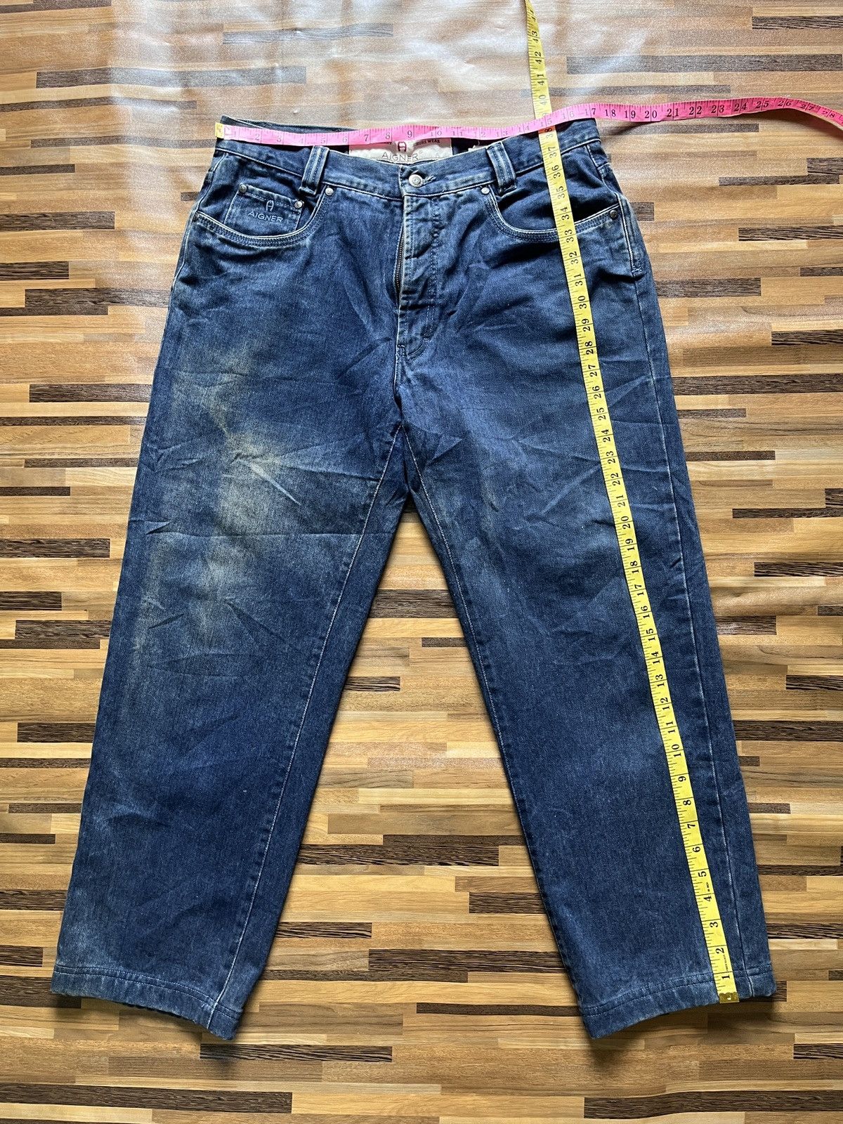 Aigner Vintage Aigner Jeans Street Style Baggy Made In Italy Size US 34 / EU 50 - 4 Thumbnail