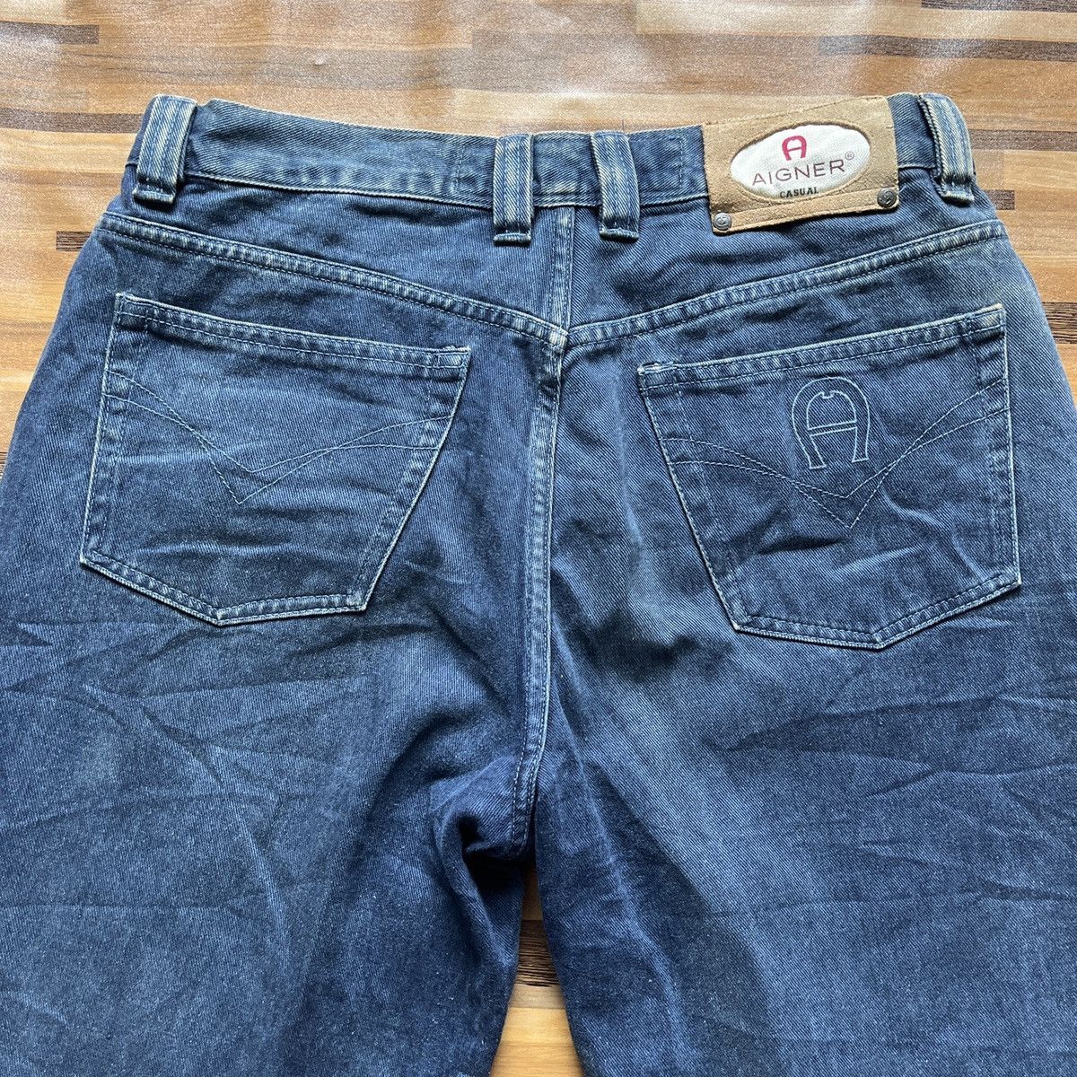 Aigner Vintage Aigner Jeans Street Style Baggy Made In Italy Size US 34 / EU 50 - 14 Thumbnail