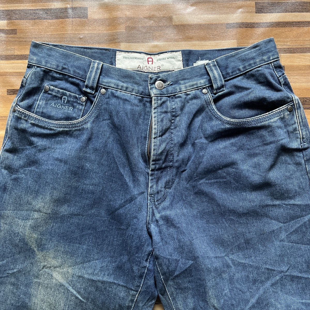 Aigner Vintage Aigner Jeans Street Style Baggy Made In Italy Size US 34 / EU 50 - 5 Thumbnail