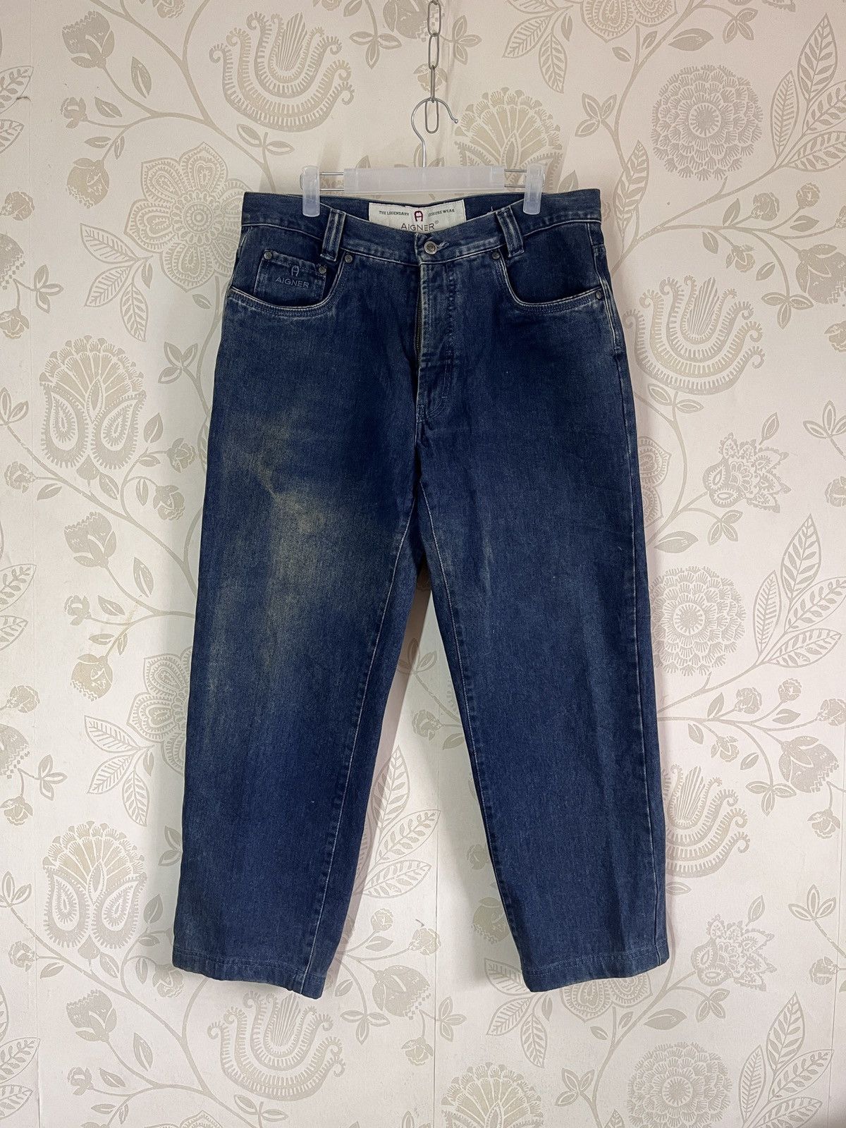 Aigner Vintage Aigner Jeans Street Style Baggy Made In Italy Size US 34 / EU 50 - 1 Thumbnail