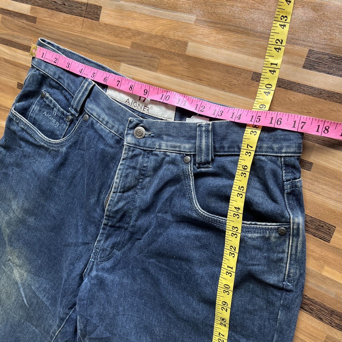 Aigner Vintage Aigner Jeans Street Style Baggy Made In Italy Size US 34 / EU 50 - 3 Thumbnail
