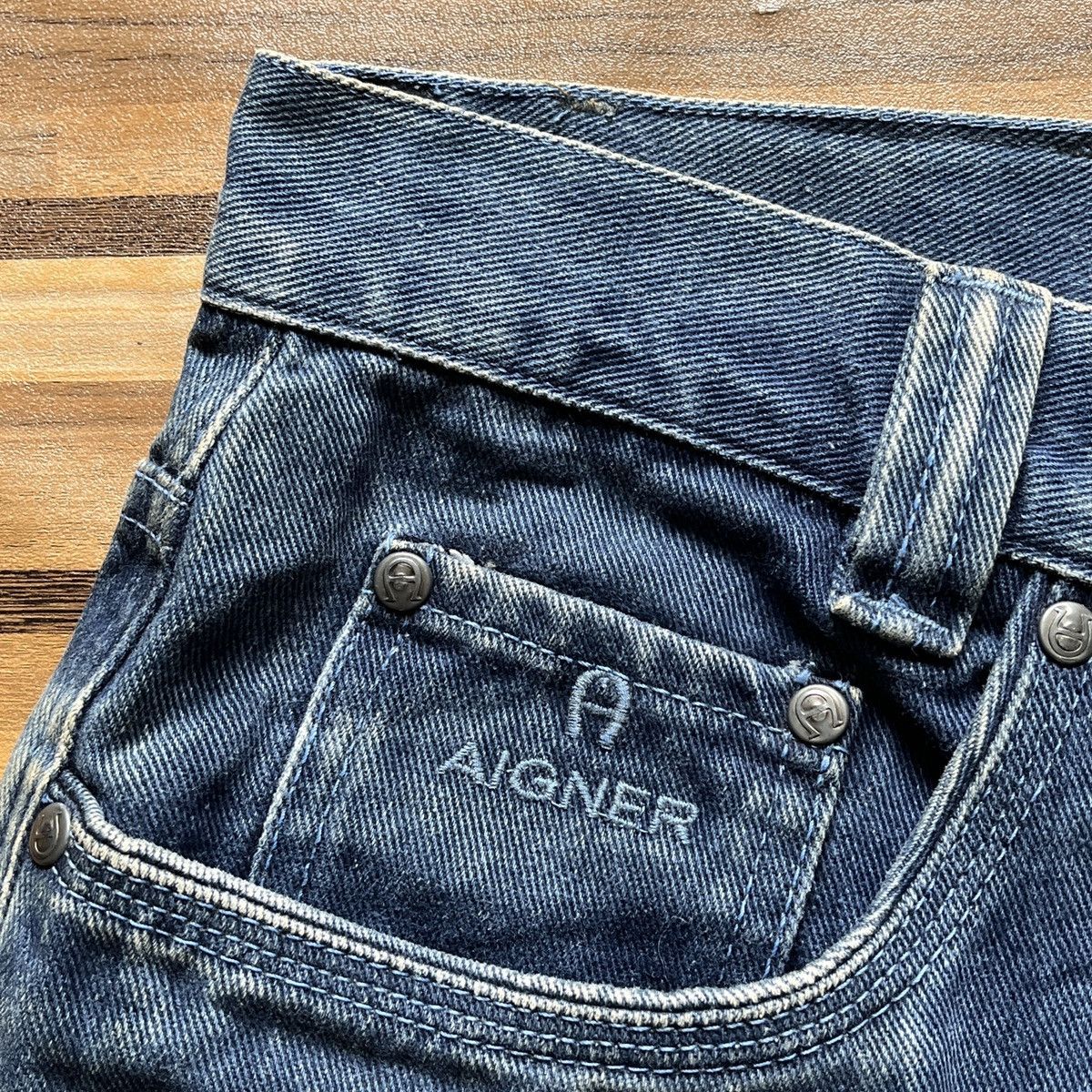 Aigner Vintage Aigner Jeans Street Style Baggy Made In Italy Size US 34 / EU 50 - 7 Thumbnail