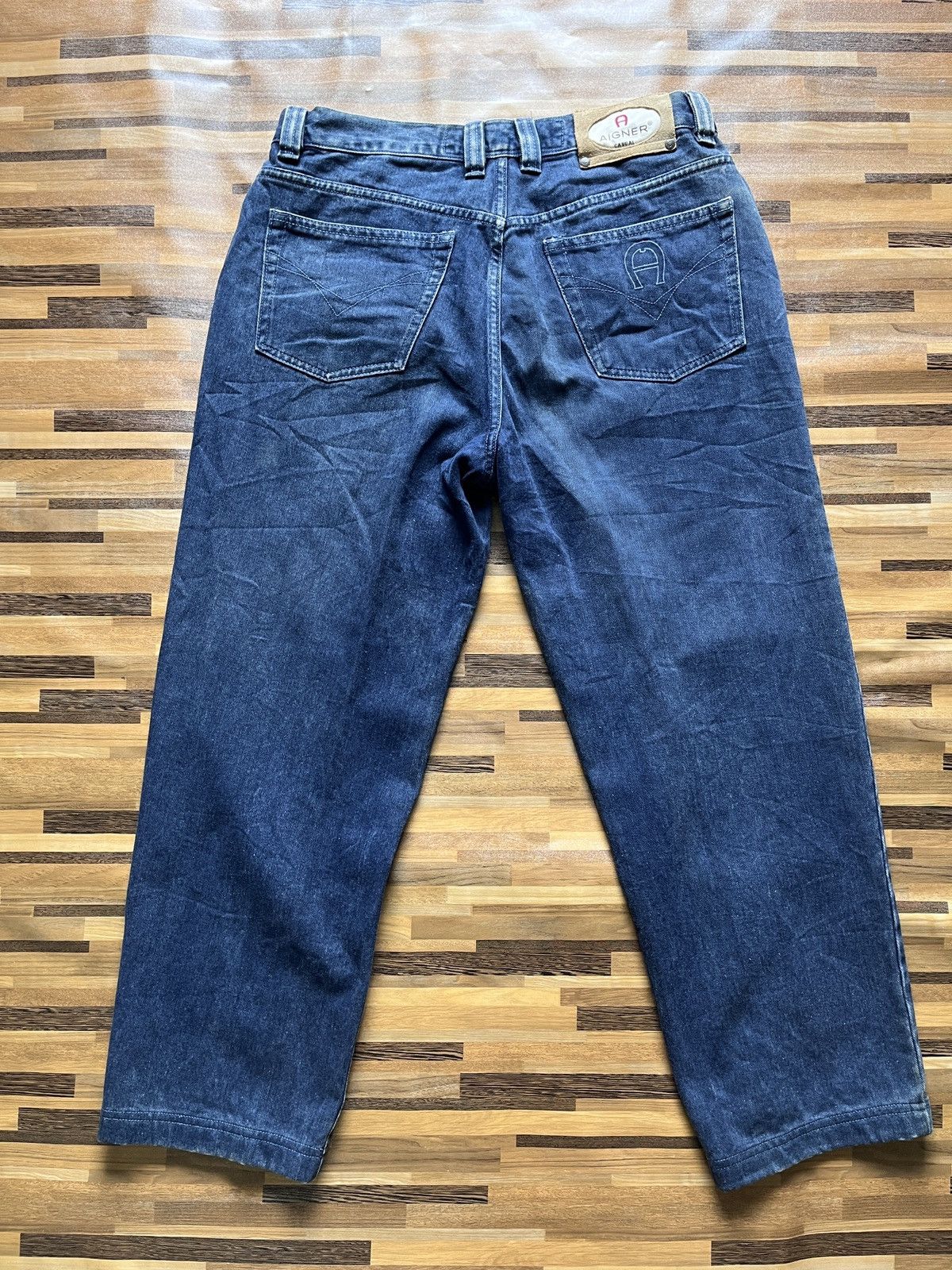Aigner Vintage Aigner Jeans Street Style Baggy Made In Italy Size US 34 / EU 50 - 16 Thumbnail
