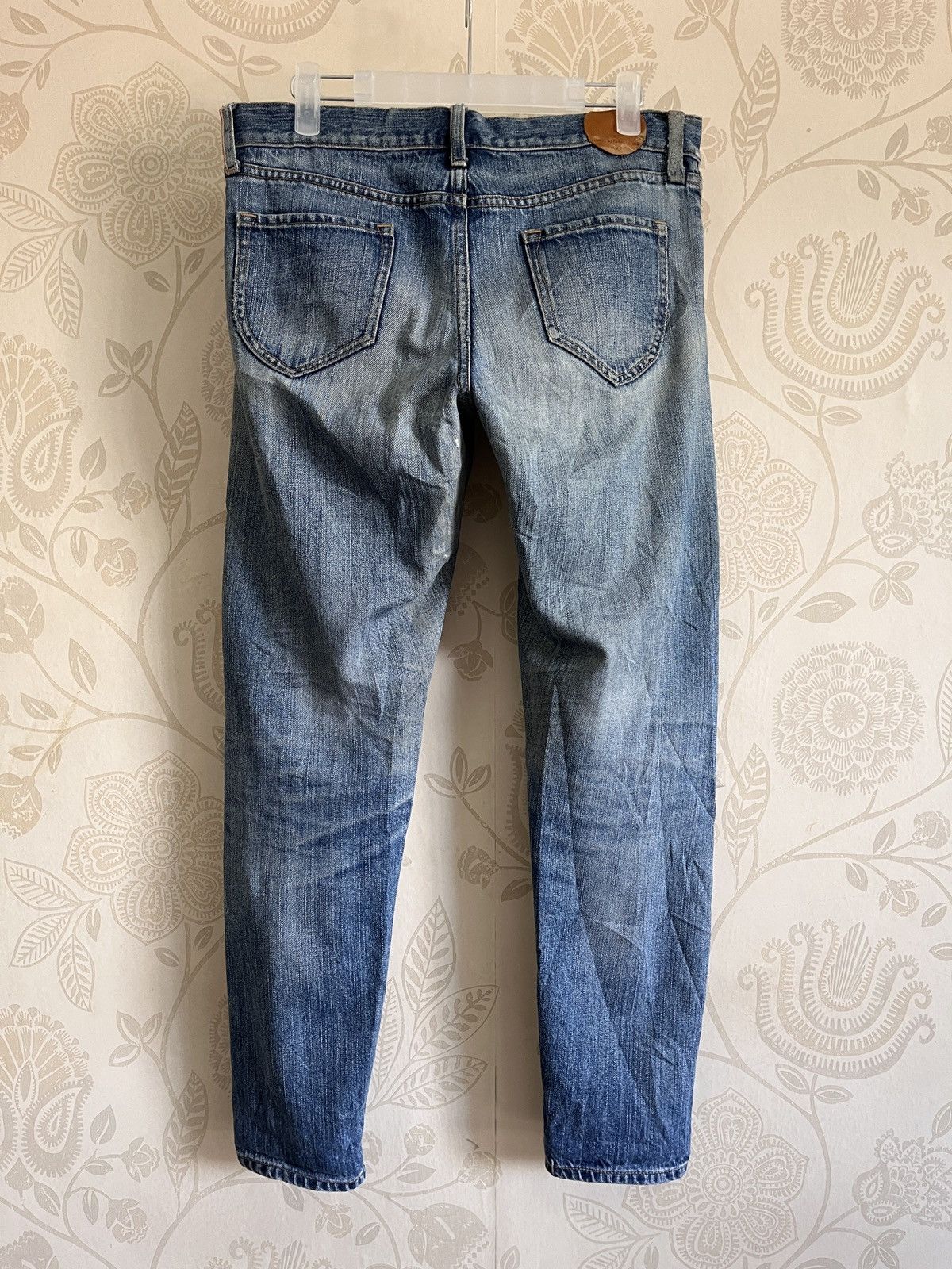 Japanese Brand × NANO universe × Vintage Distressed The 1st Floor Redline Denim Selvedge Size US 31 - 20 Thumbnail