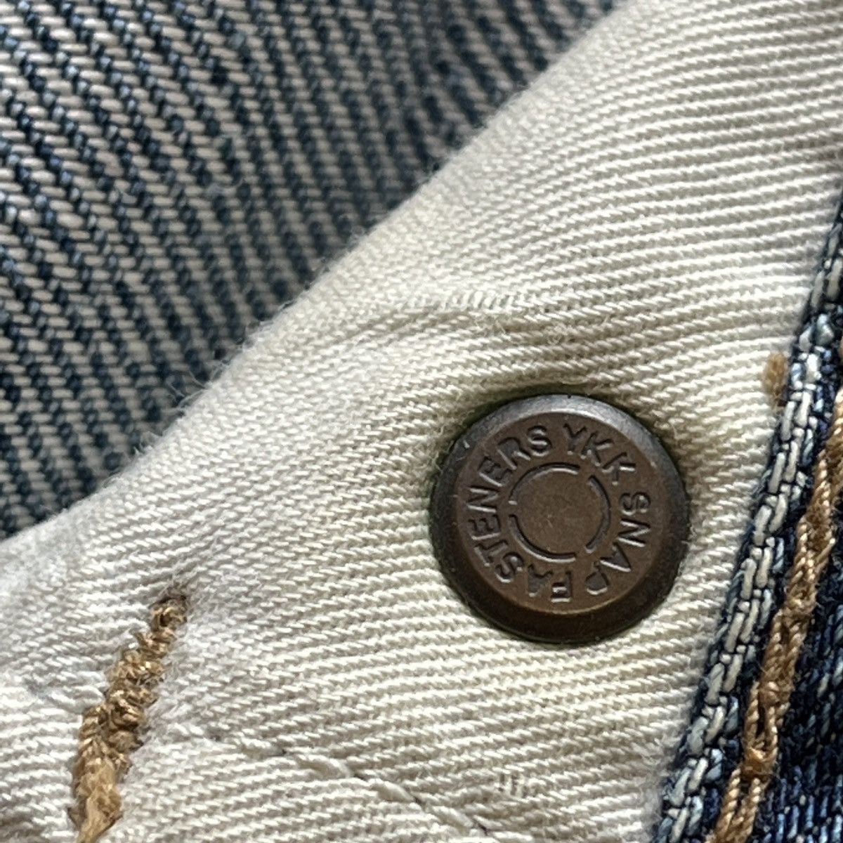 Japanese Brand × NANO universe × Vintage Distressed The 1st Floor Redline Denim Selvedge Size US 31 - 7 Thumbnail