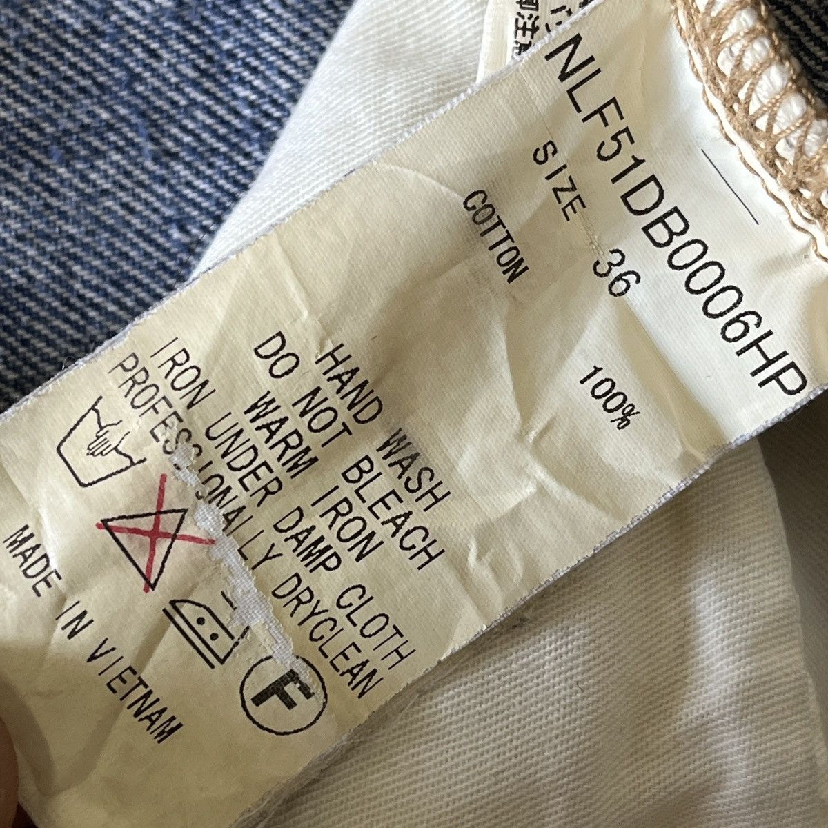 Japanese Brand × NANO universe × Vintage Distressed The 1st Floor Redline Denim Selvedge Size US 31 - 10 Thumbnail