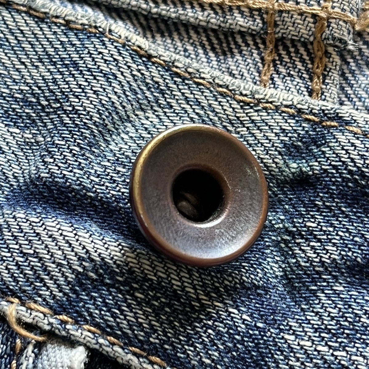 Japanese Brand × NANO universe × Vintage Distressed The 1st Floor Redline Denim Selvedge Size US 31 - 6 Thumbnail