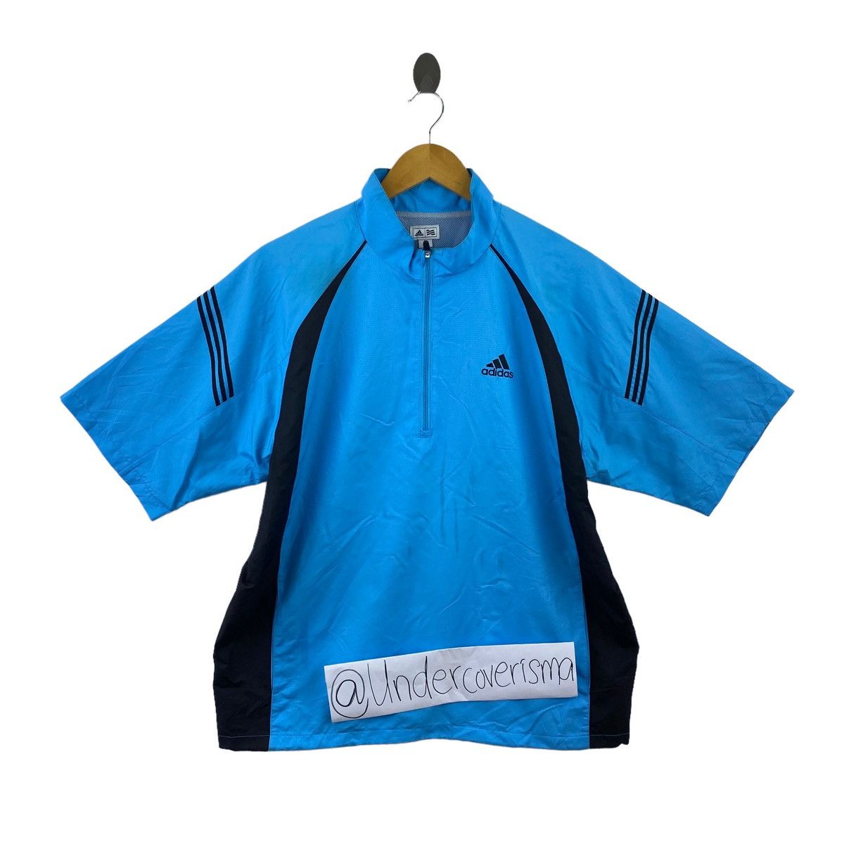 Adidas ADIDAS EQUIPMENT Track Top Line Blue Short Sleeve Shirt Size US L / EU 52-54 / 3 - 1 Thumbnail